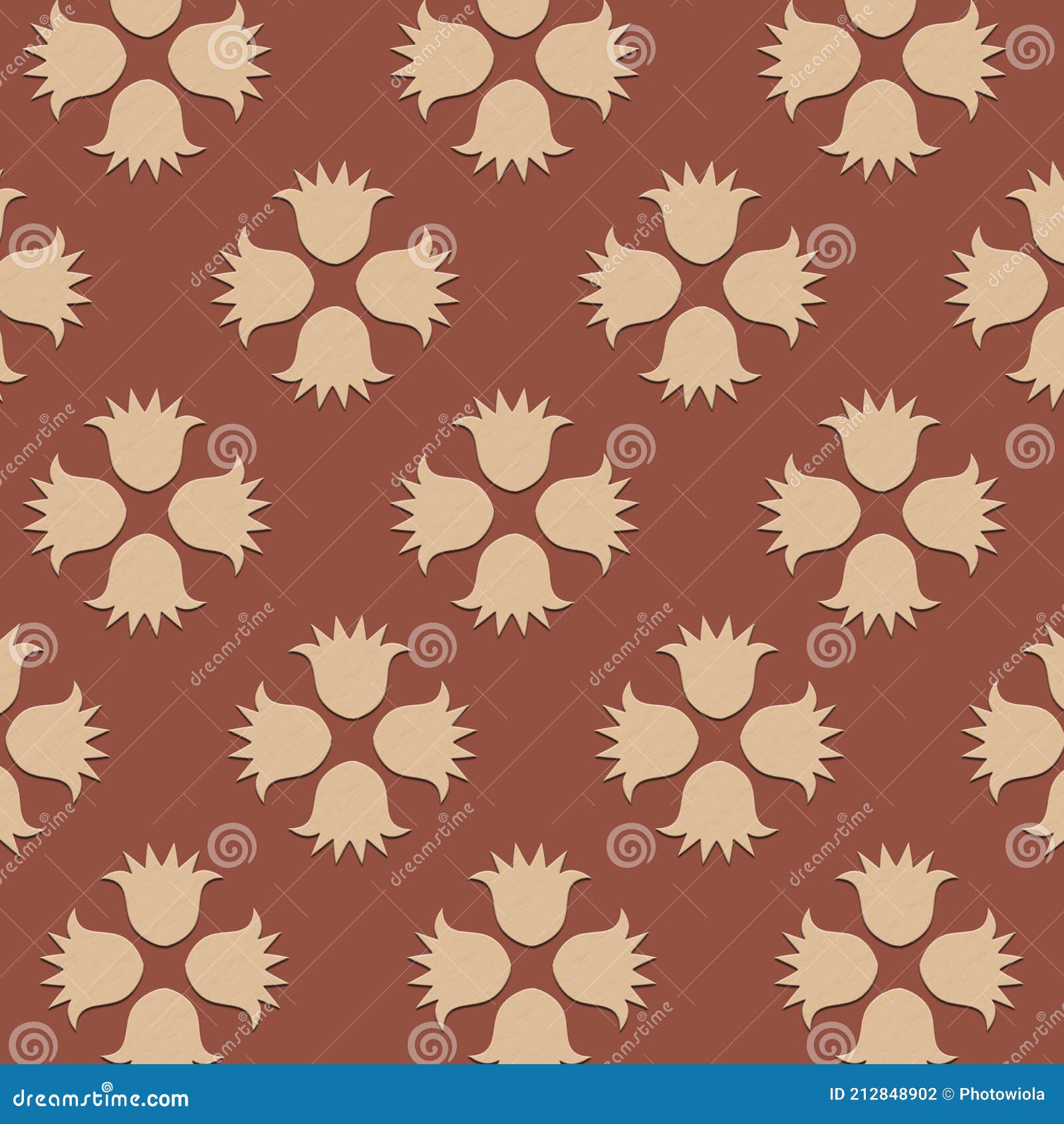 Material Design for Dresses, Wallpapers, Carpets, Ottoman Pattern