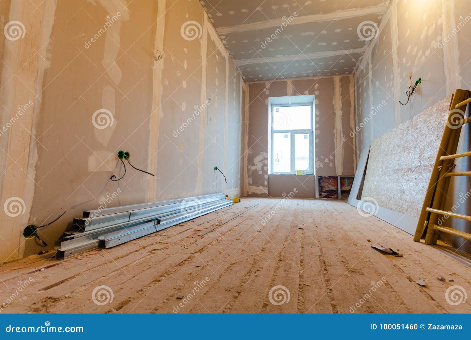 material for repairs in an apartment is under construction, remodeling, rebuilding and renovation.