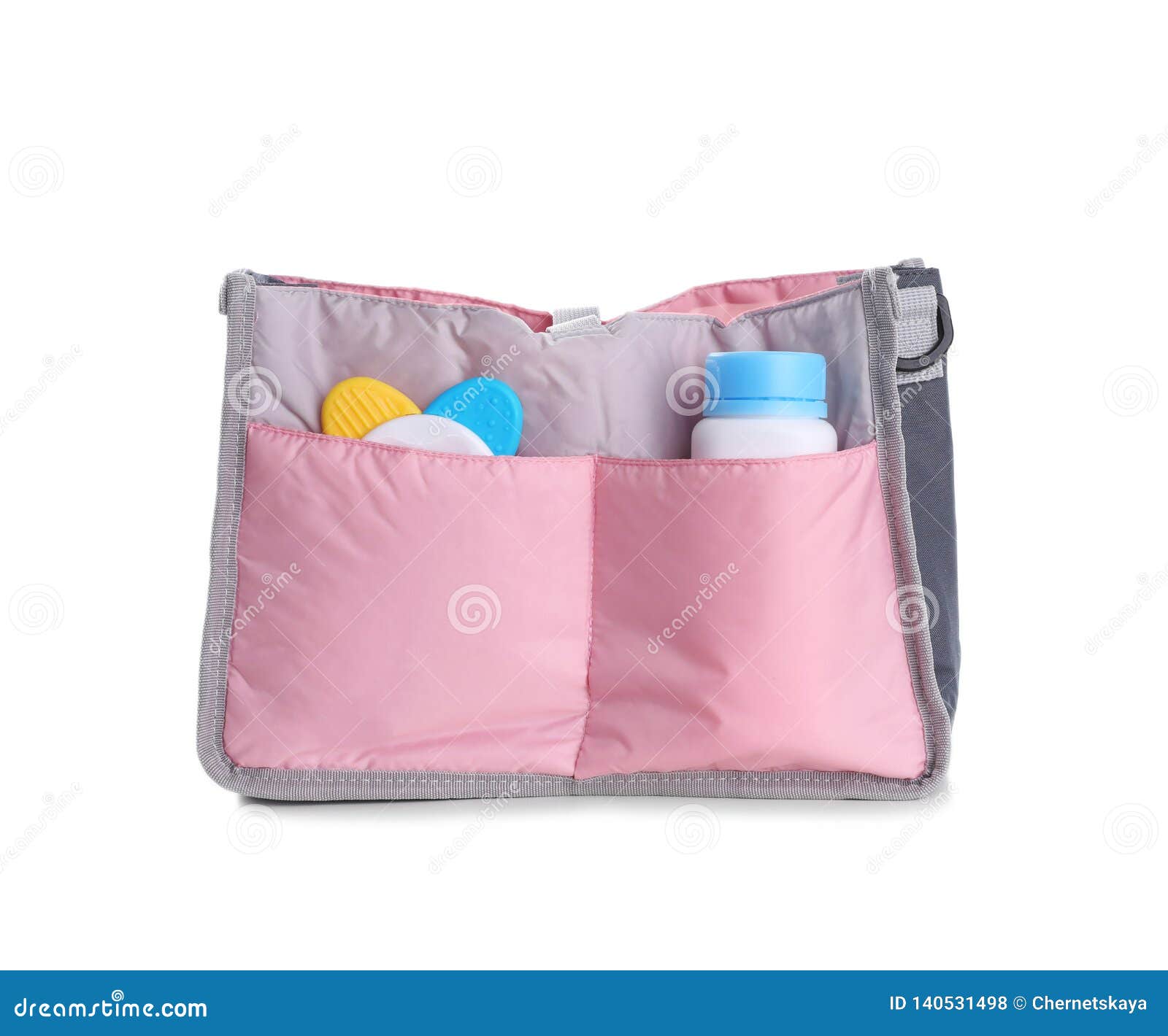 Maternity Bag with Baby Accessories Stock Photo Image of accessories