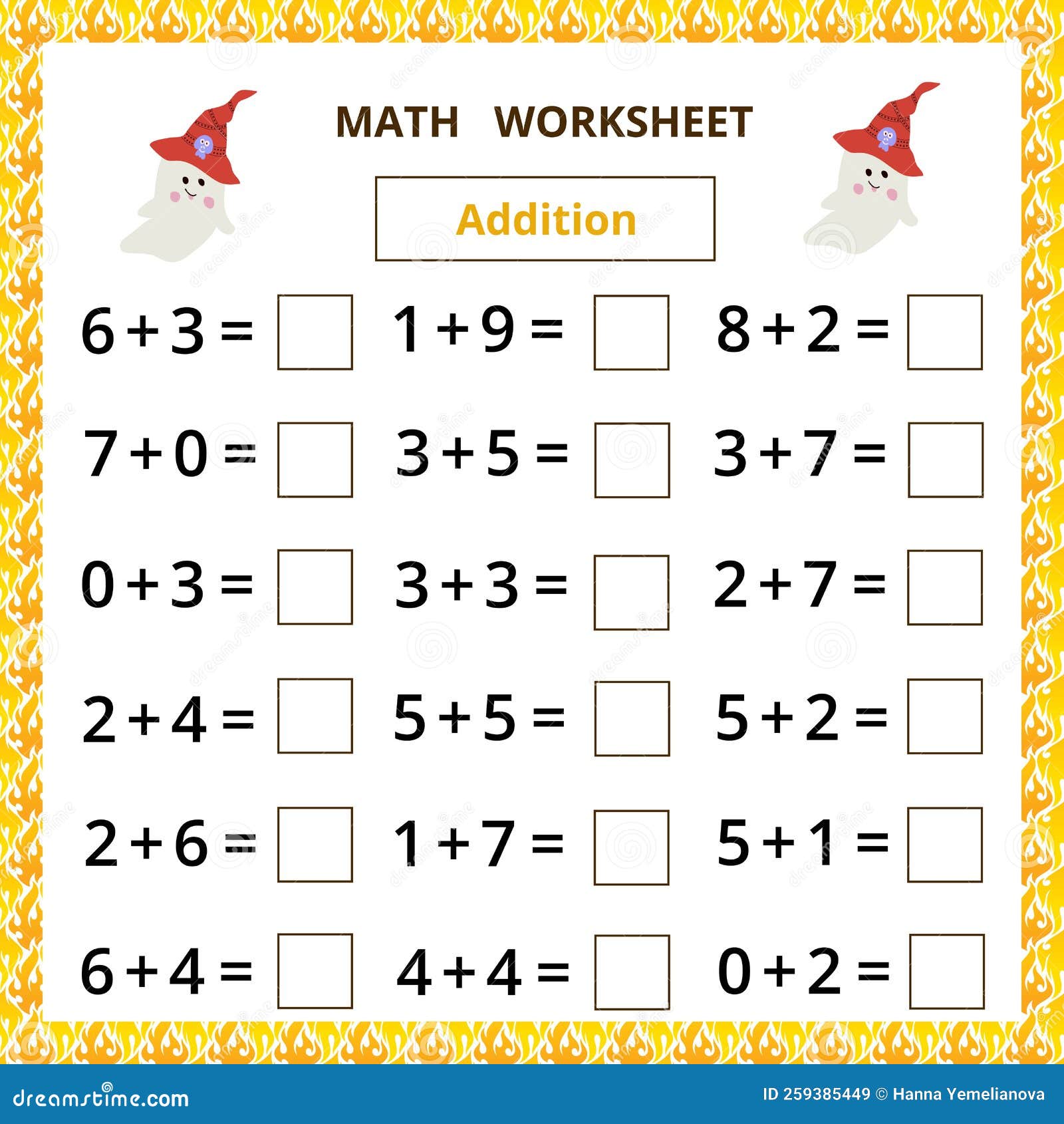 worksheet-addition-number-for-education-cartoon-vector-cartoondealer