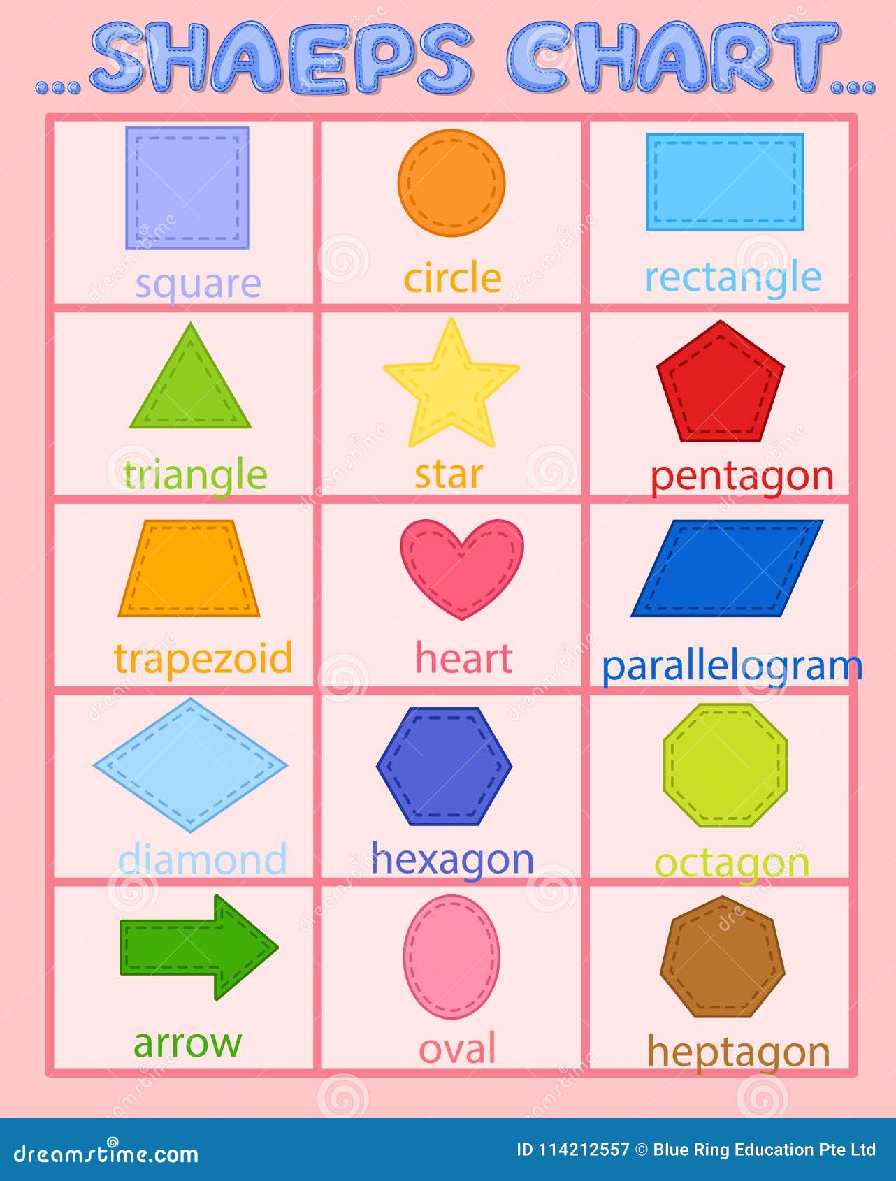 Math Worksheet For Different Shapes Stock Vector Illustration Of Rectangle Circle Math Worksheet For Different Shapes Stock Vector Illustration Of Rectangle Circle