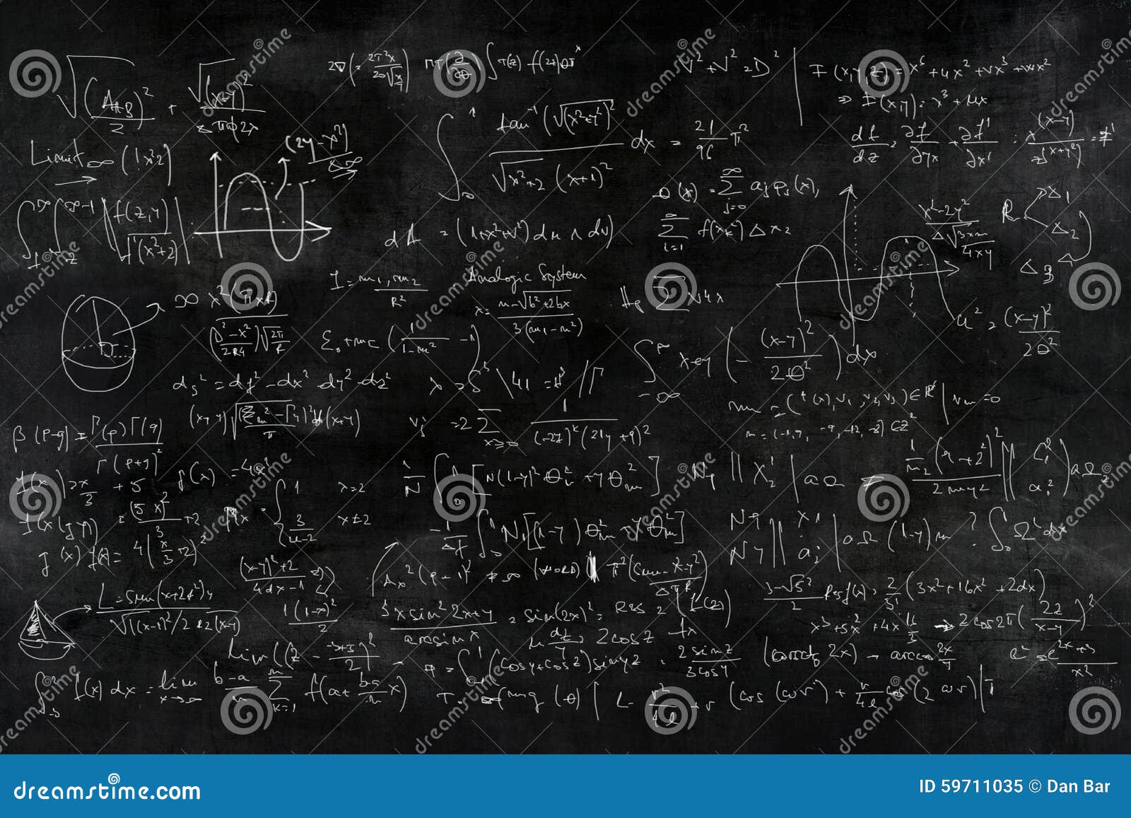 mathematics equations blackboard