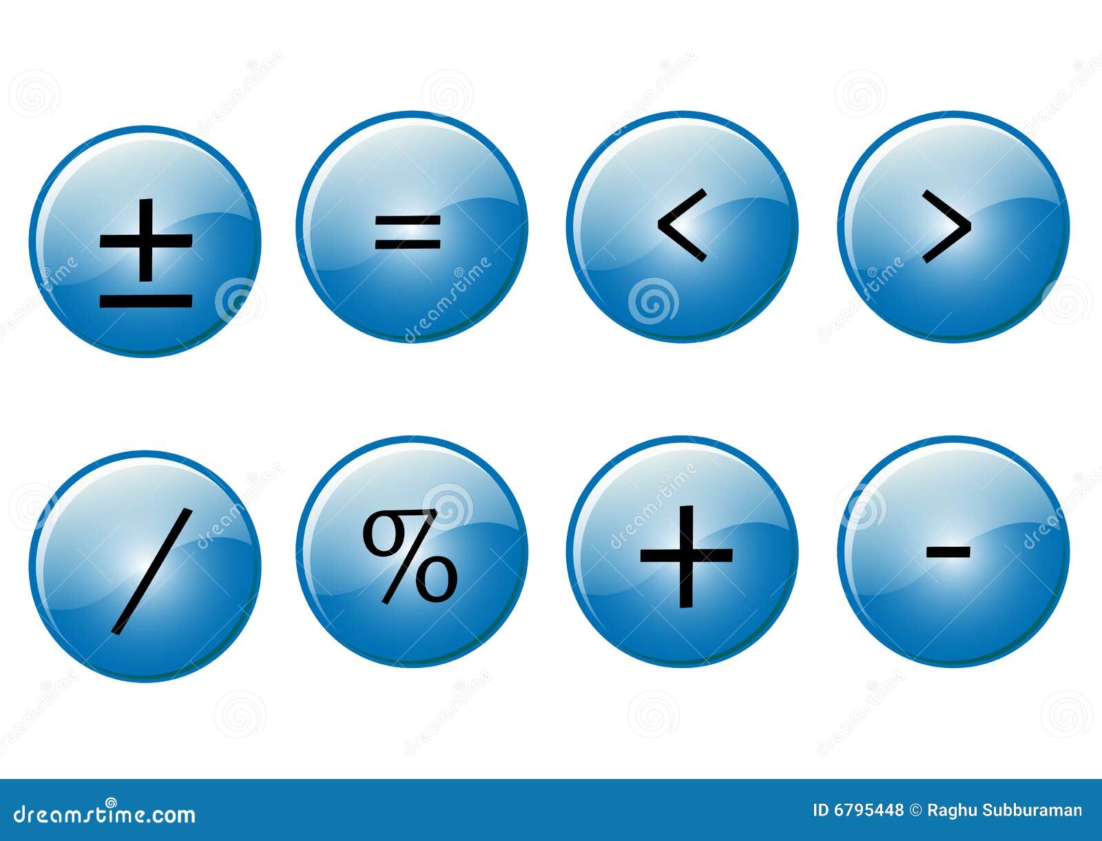 Mathematische Symbole vektor abbildung. Illustration von taste - 6795448