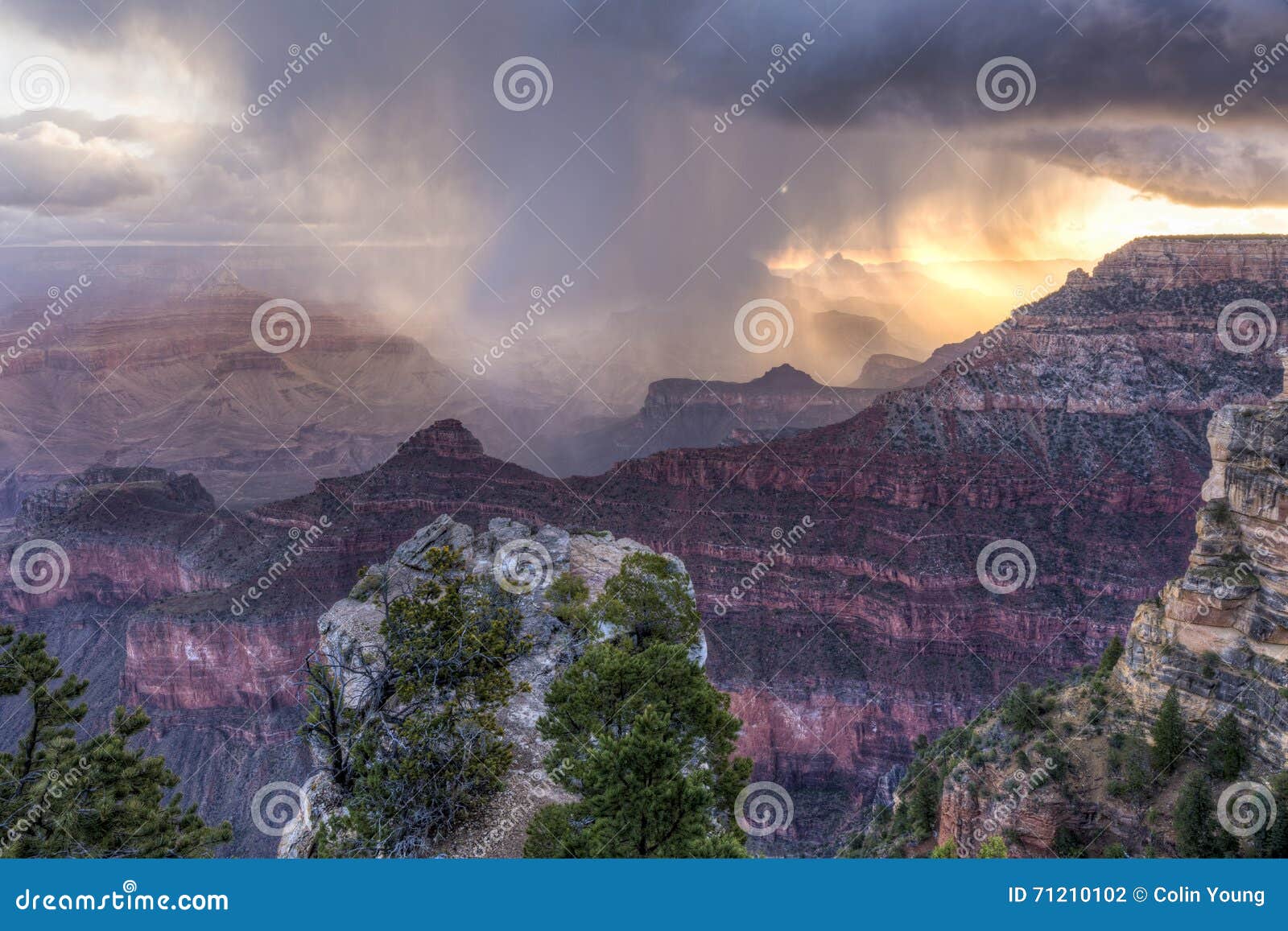 mather pont snow squall sunrise