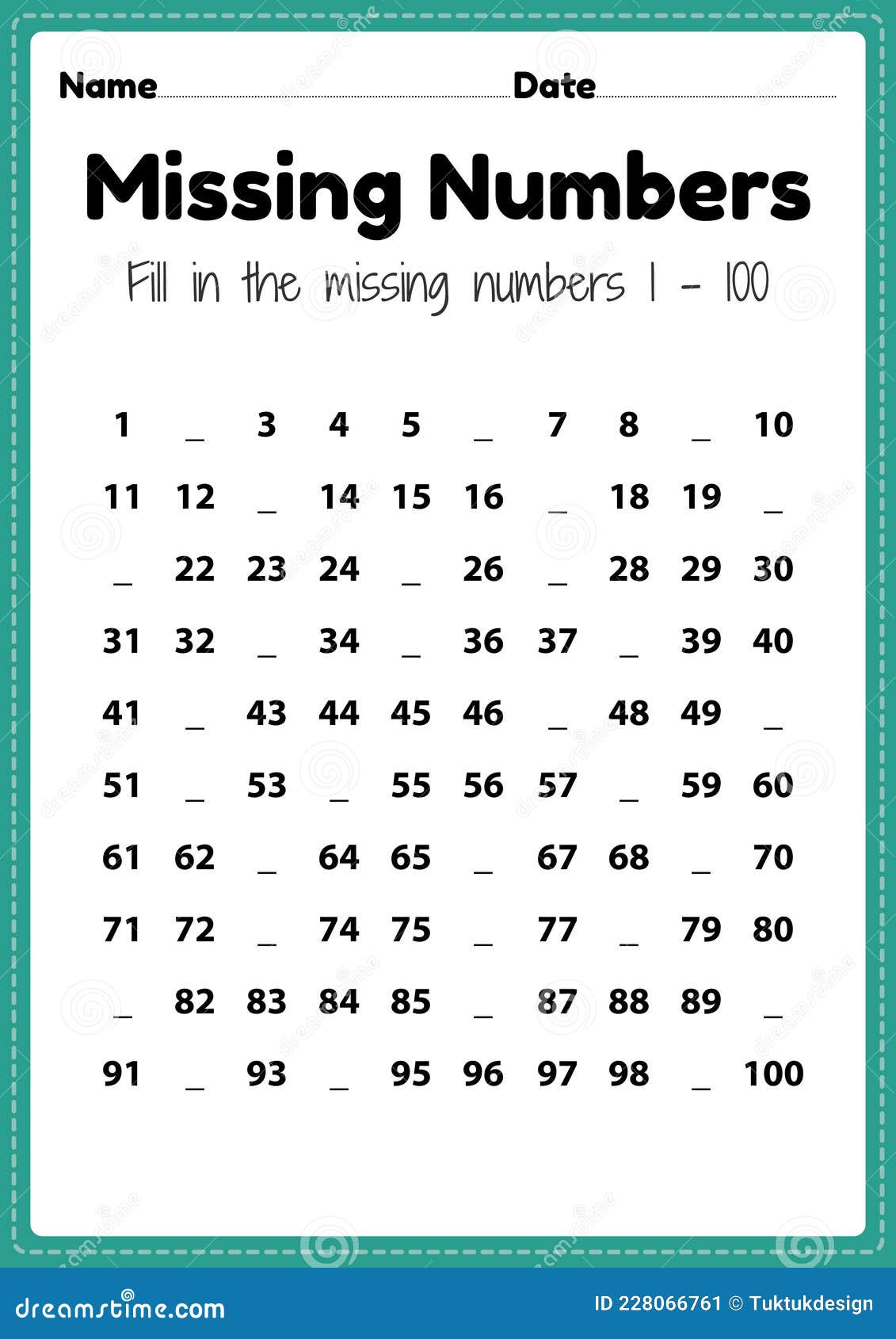 Maths Worksheets Missing Numbers 1 To 100 Printable Sheet For Maths Worksheets Missing Numbers 1 To 100 Printable Sheet For