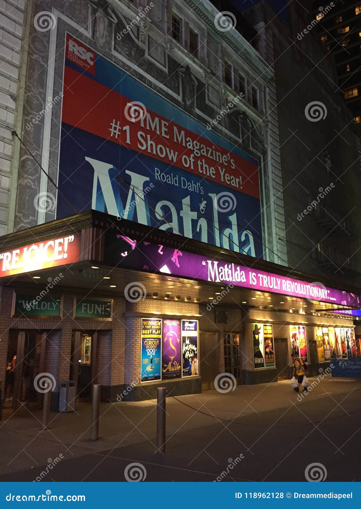 Shubert Theater Seating Chart Matilda