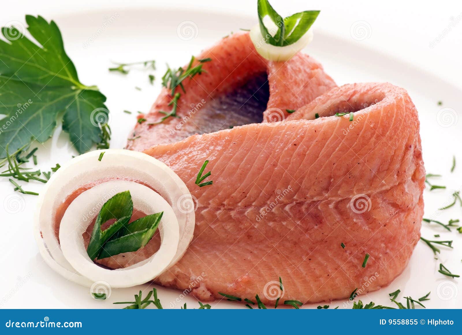 Matjes Herring stock image. Image of biscuit, onion, aromatic 9558855