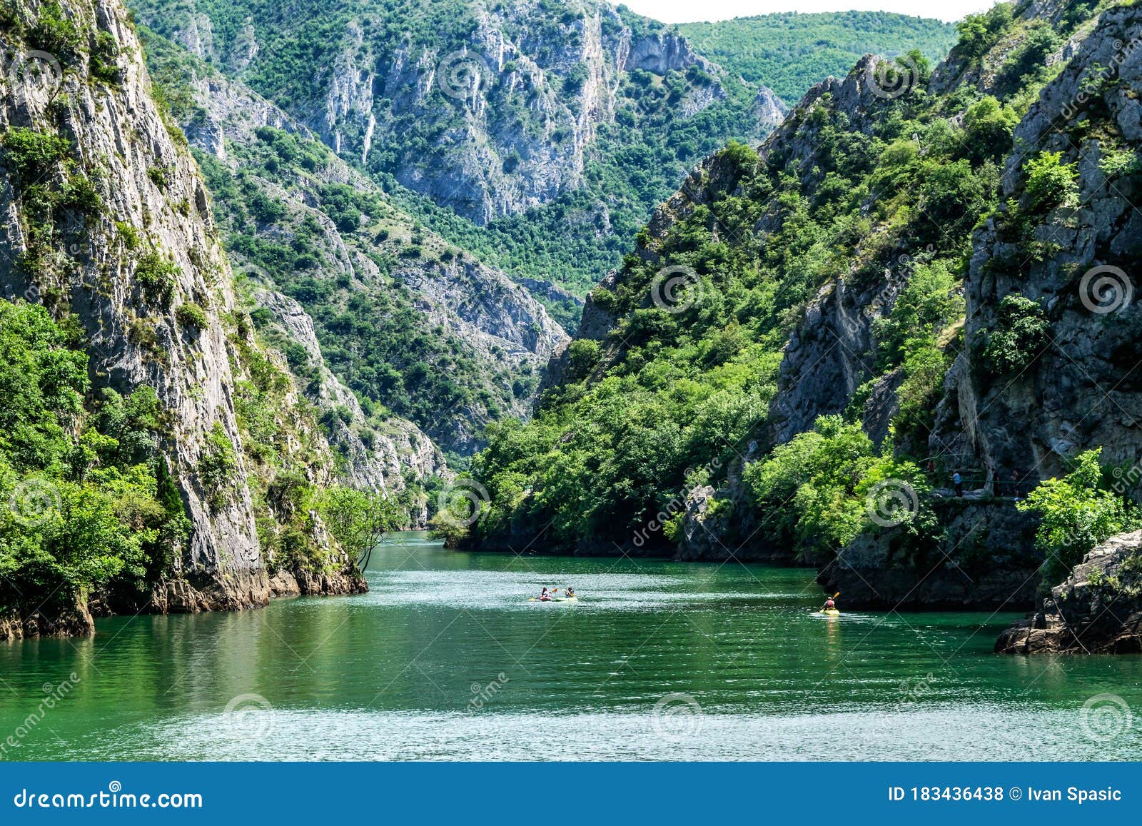 Matka Canyon And Matka Lake West Of Central Skopje North Macedonia