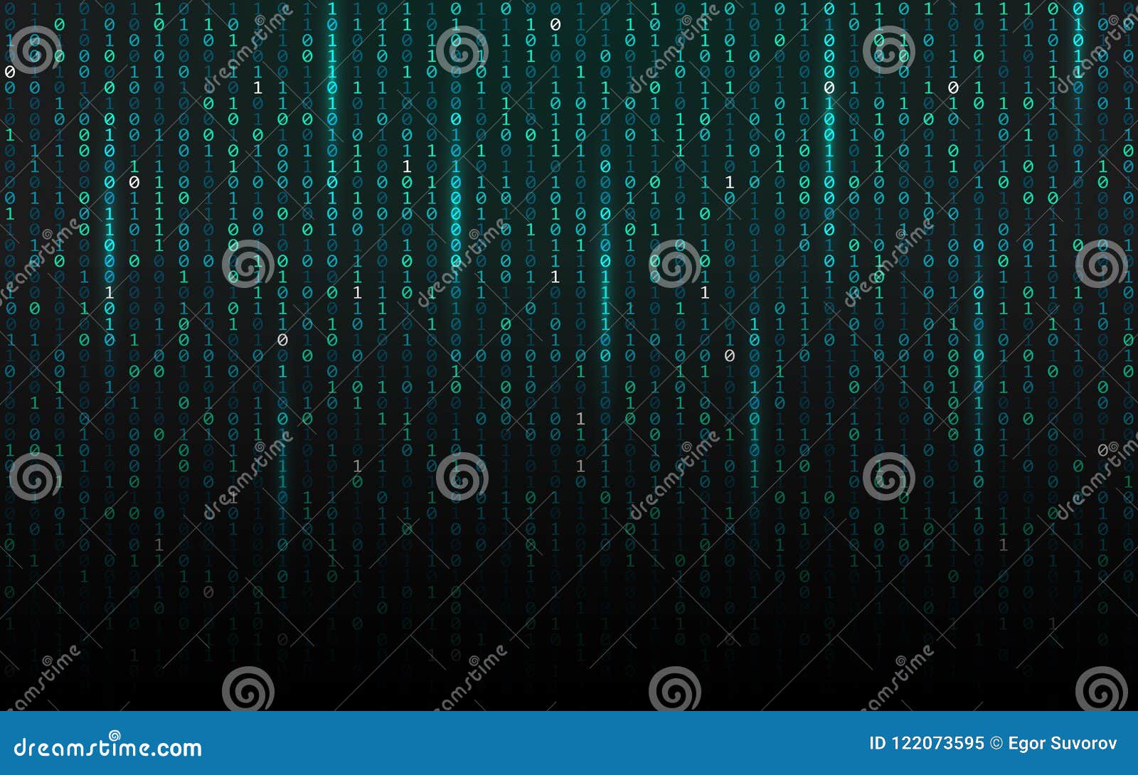 matrix background. streaming binary code. falling digits on dark backdrop. data concept. abstract futuristic texture