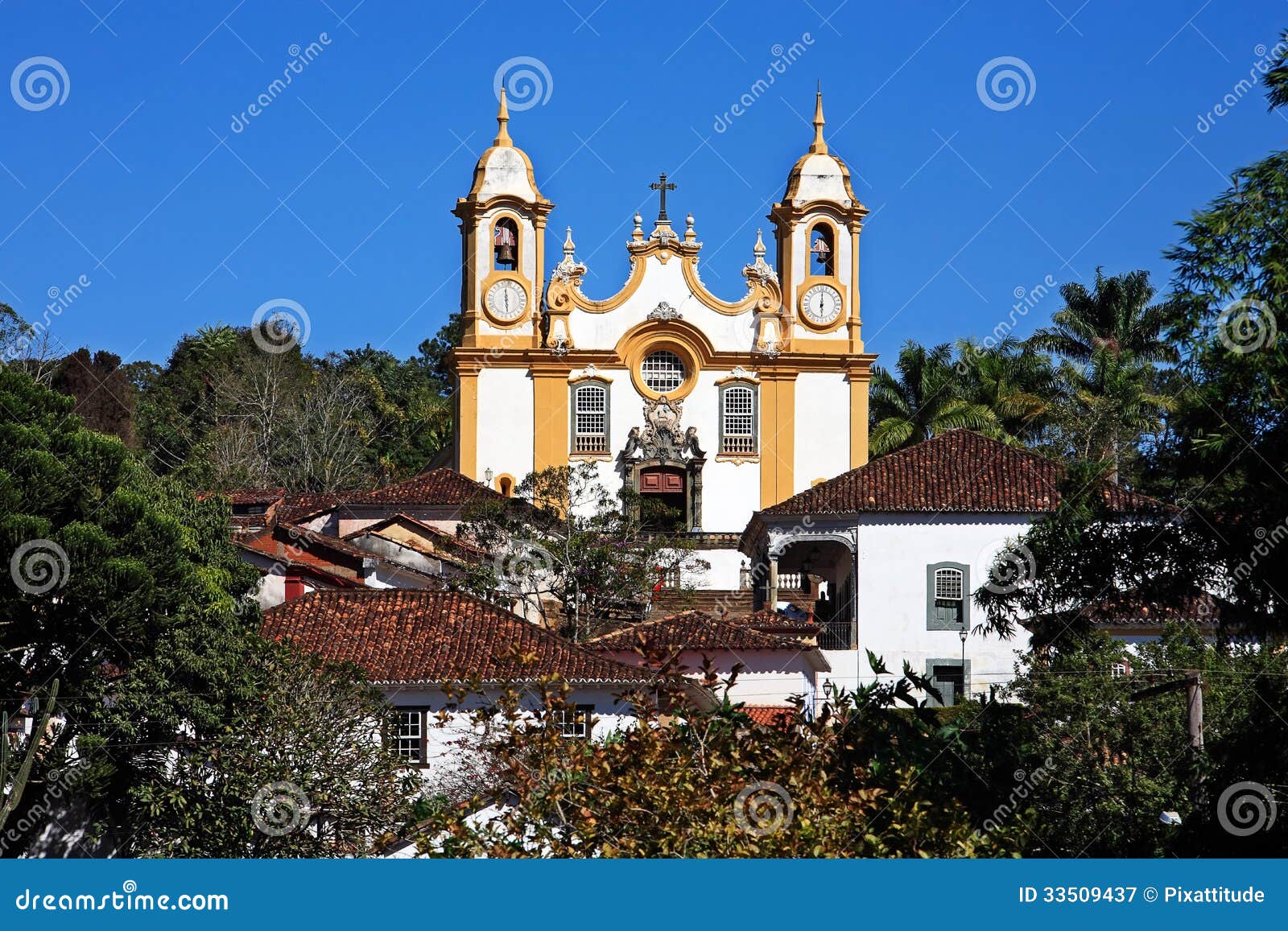 matriz de santo antonio church of tiradentes minas gerais brazil