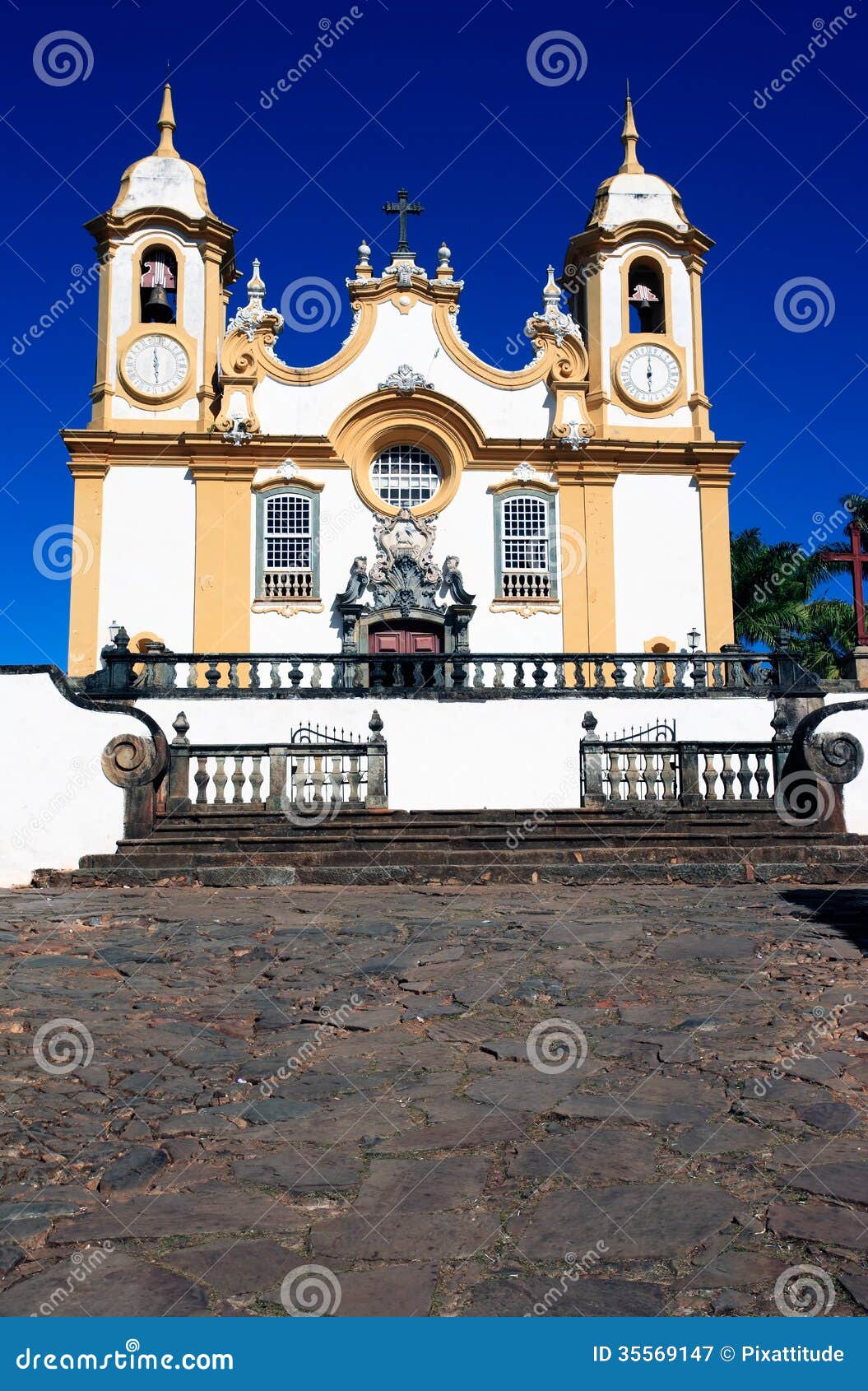 matriz de santo antonio church of tiradentes minas gerais brazil