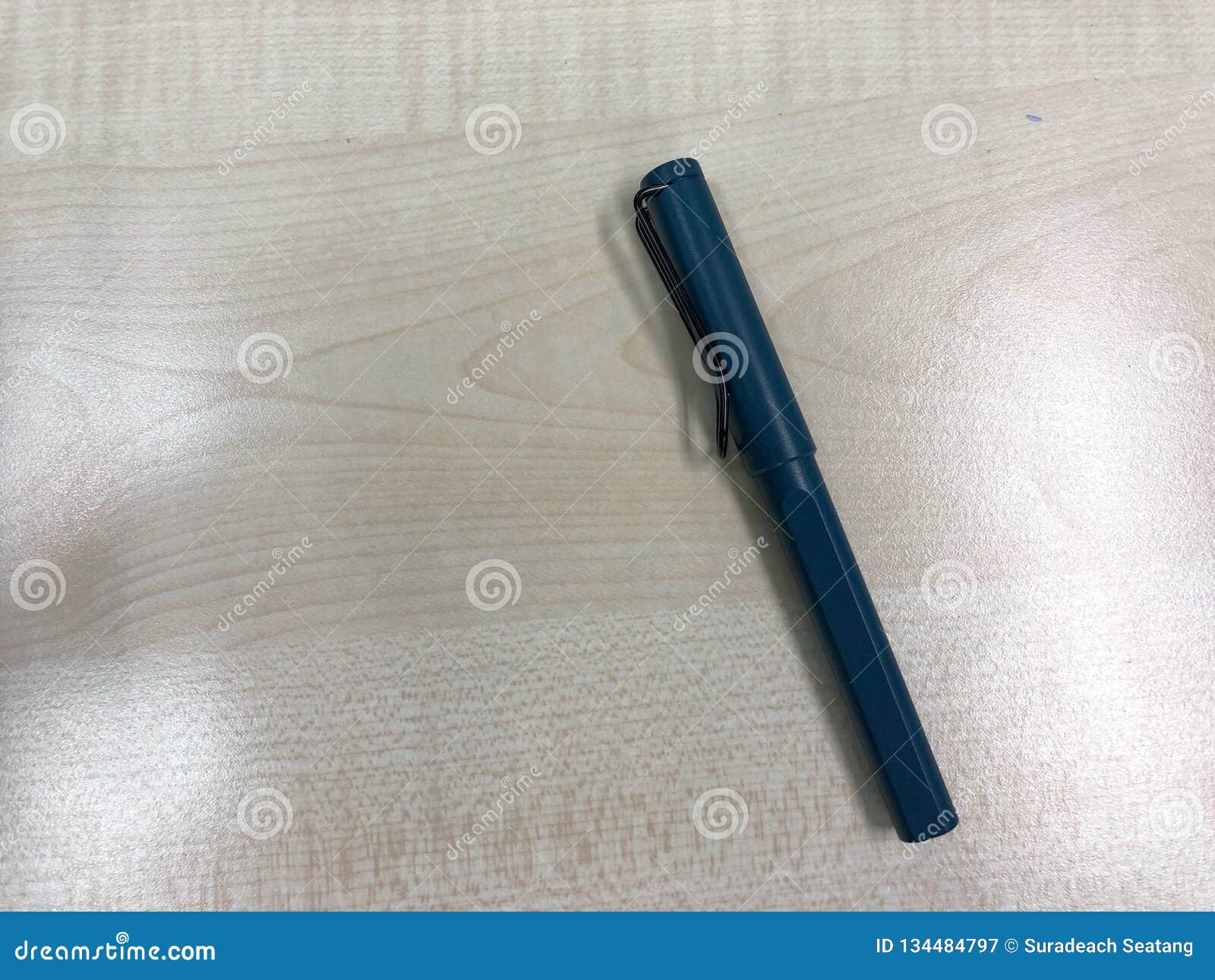 Matte Blue Calligraphic Pen Stock Image Image of signature, love