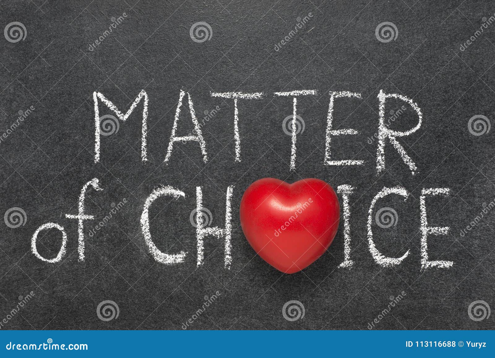 Choice matter