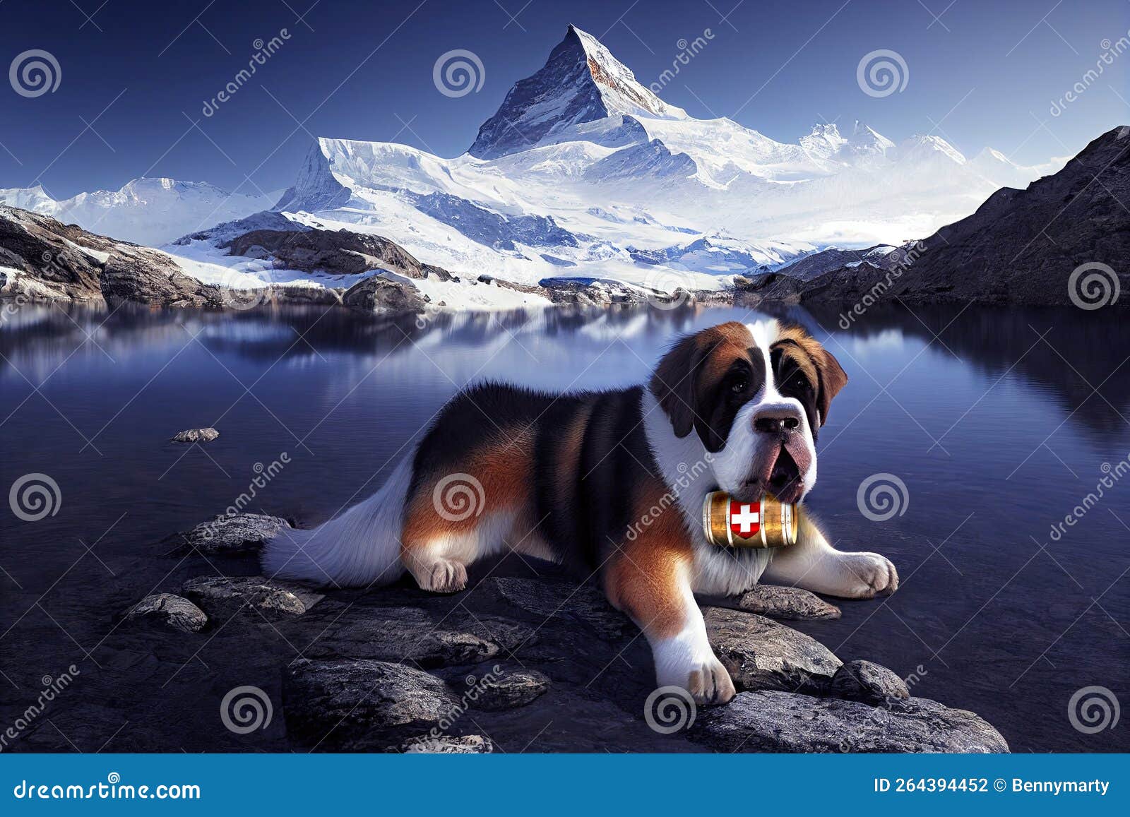 St Bernard Dog; the Hero of the Swiss Mountains