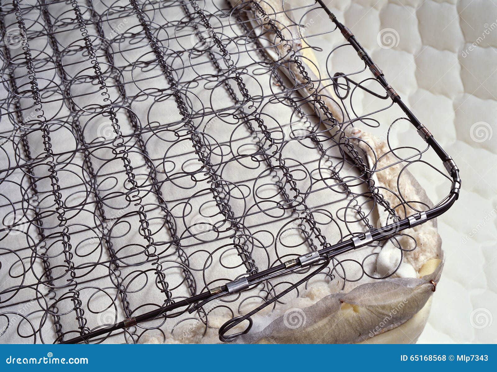 Mattress springs stock photo. Image of coil, spring, steel 65168568