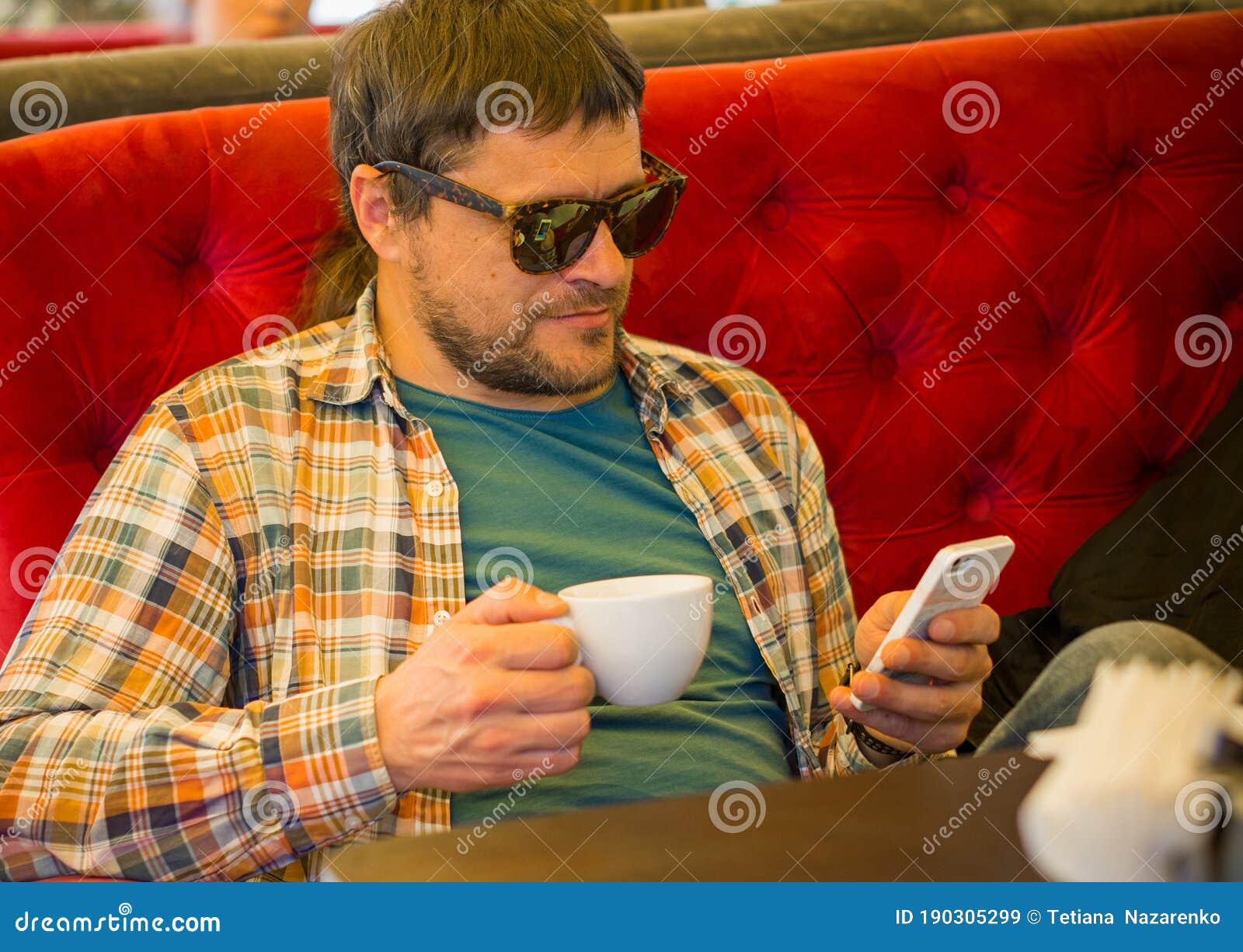 middle age man lifestyle, guy at cafe