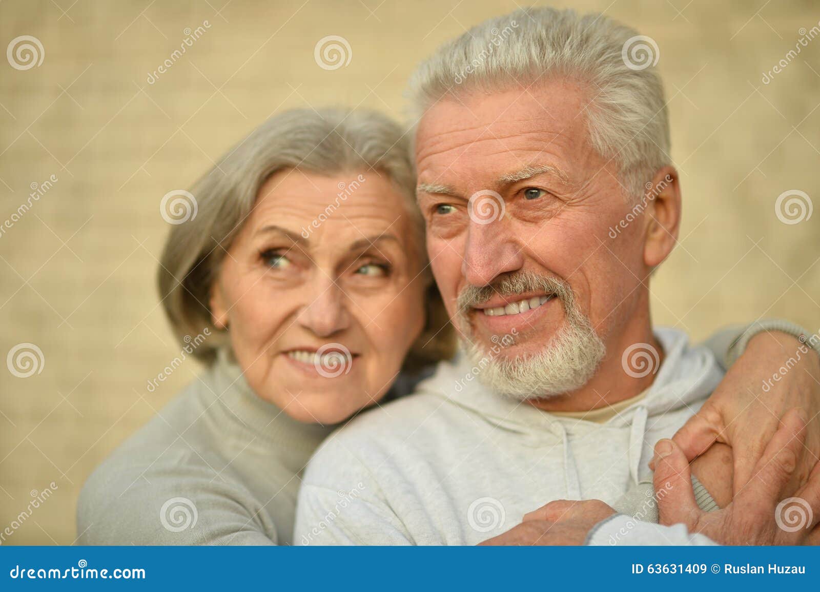 Mature Couple Near Wall Stock Image Image Of Wall Pensioners 63631409