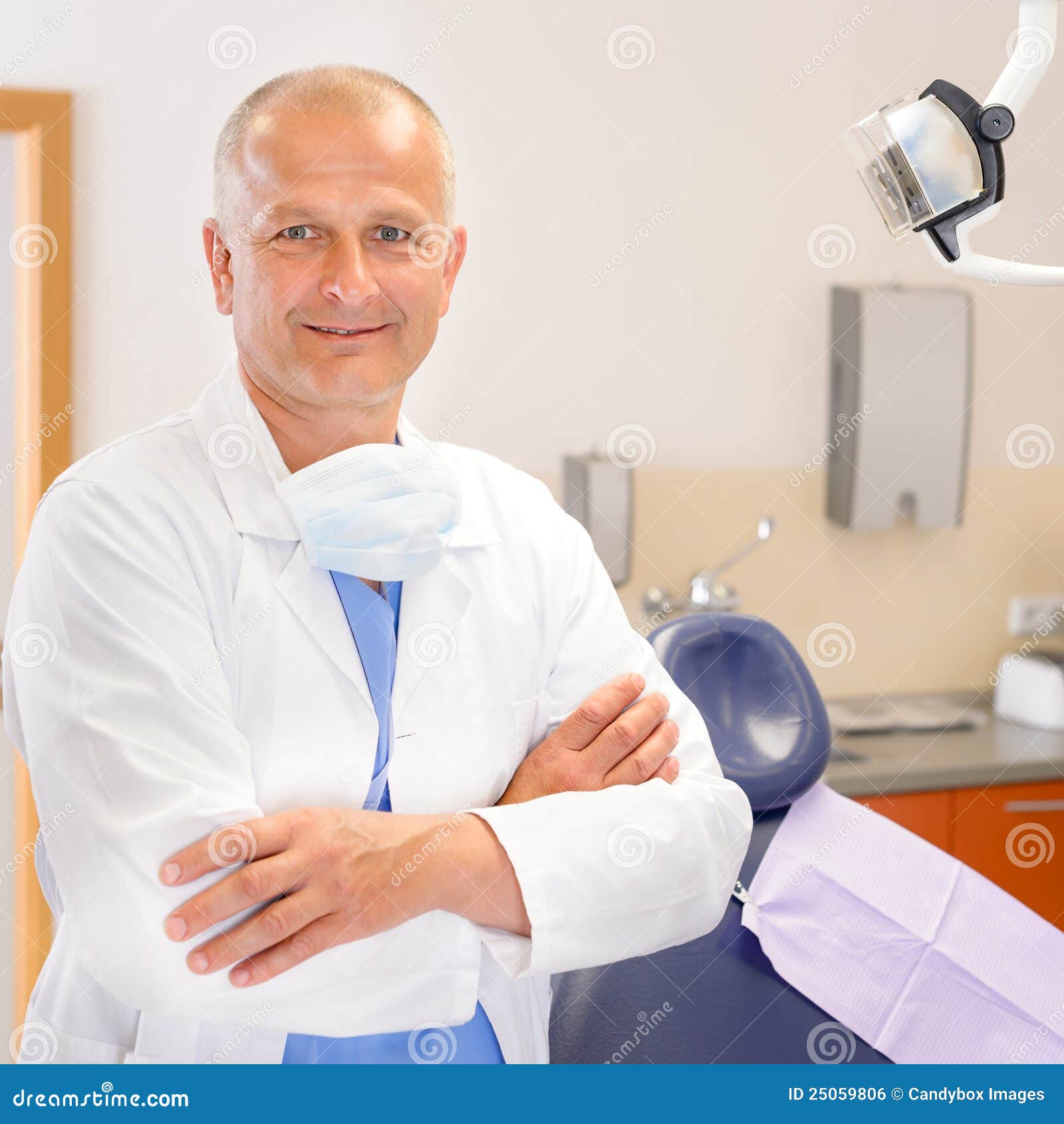 Mature Dentist Surgeon at Office Stock Photo Image of mature, hygiene