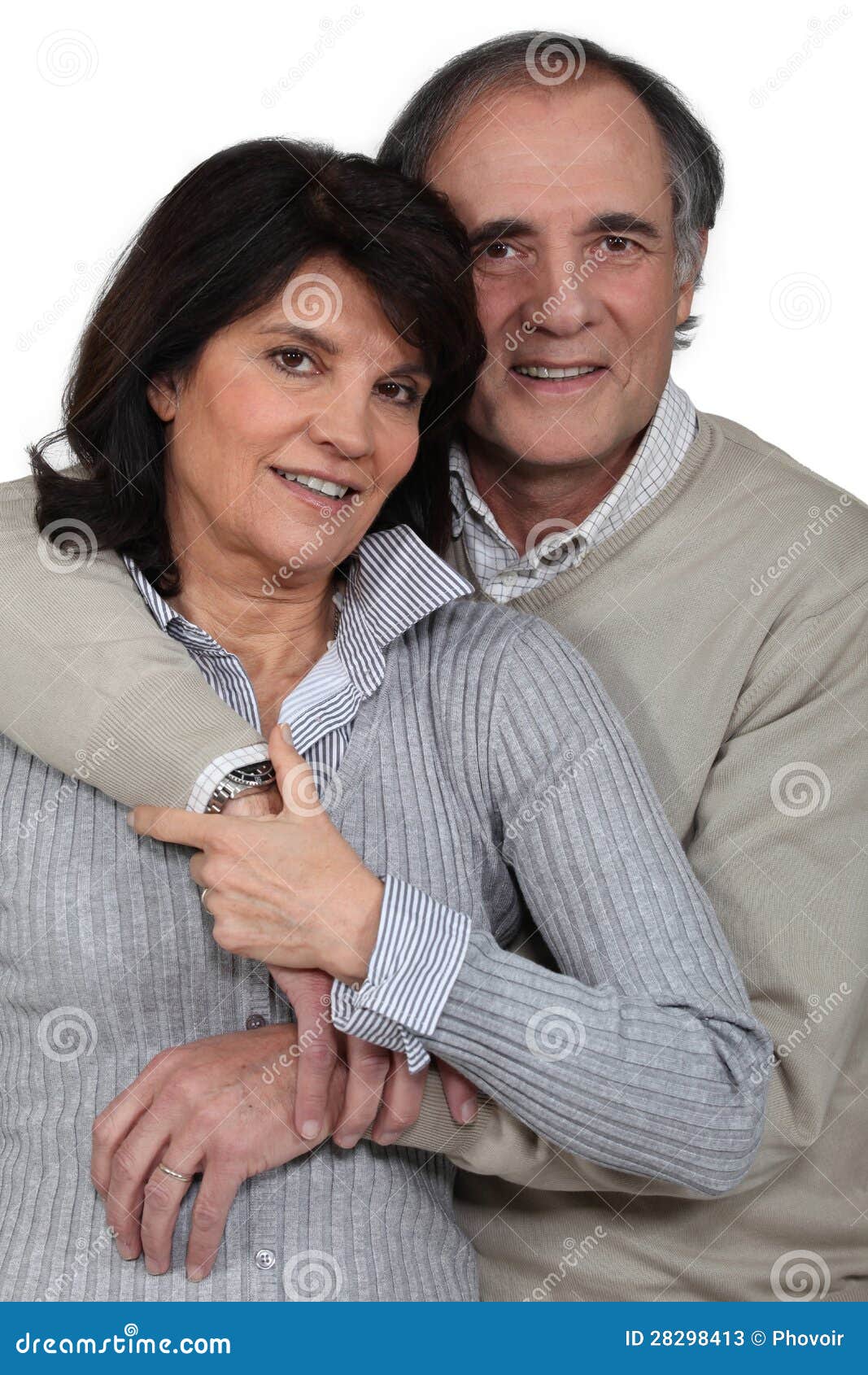 Mature married couple stock image