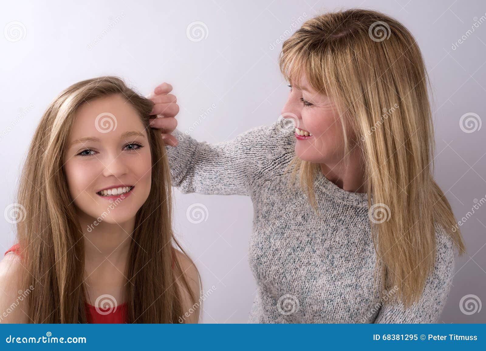 Teen Girls Touching Each Other