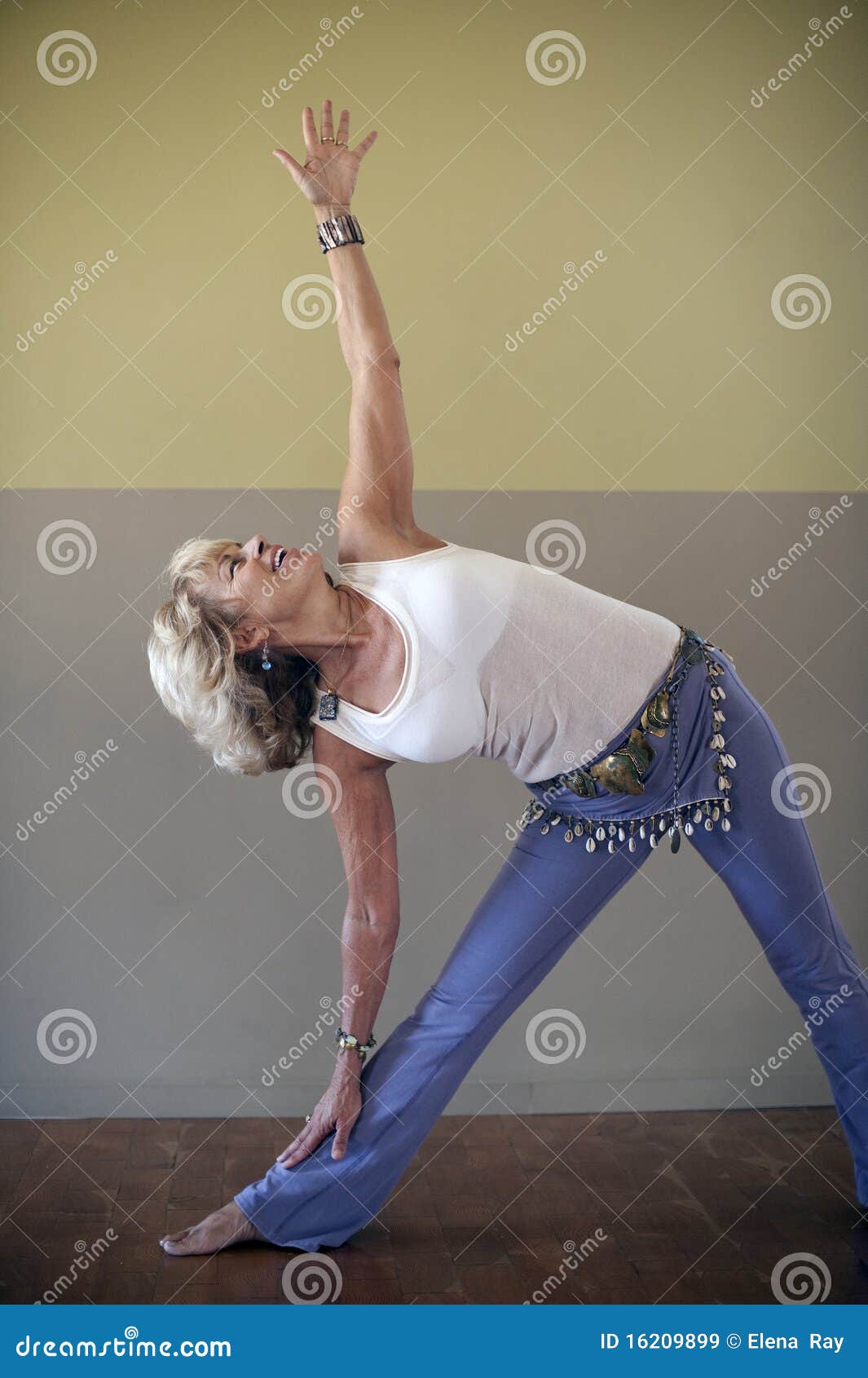 Mature Yoga Woman stock image. Image of woman, portrait 16209899