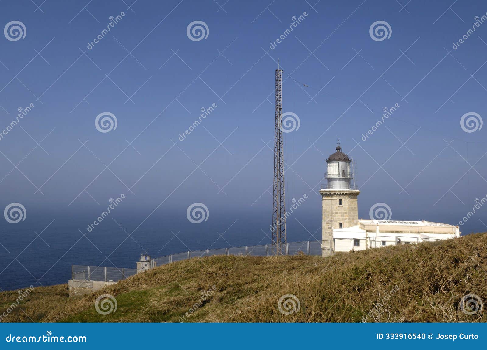 matxitxako lighthouse and cape, bermeo, basque country,