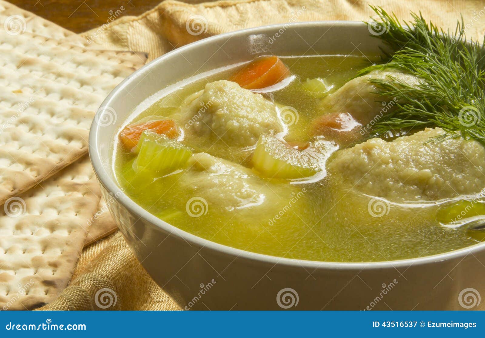 Matzoh Ball Soup stock image. Image of ball, matzo, broth 43516537
