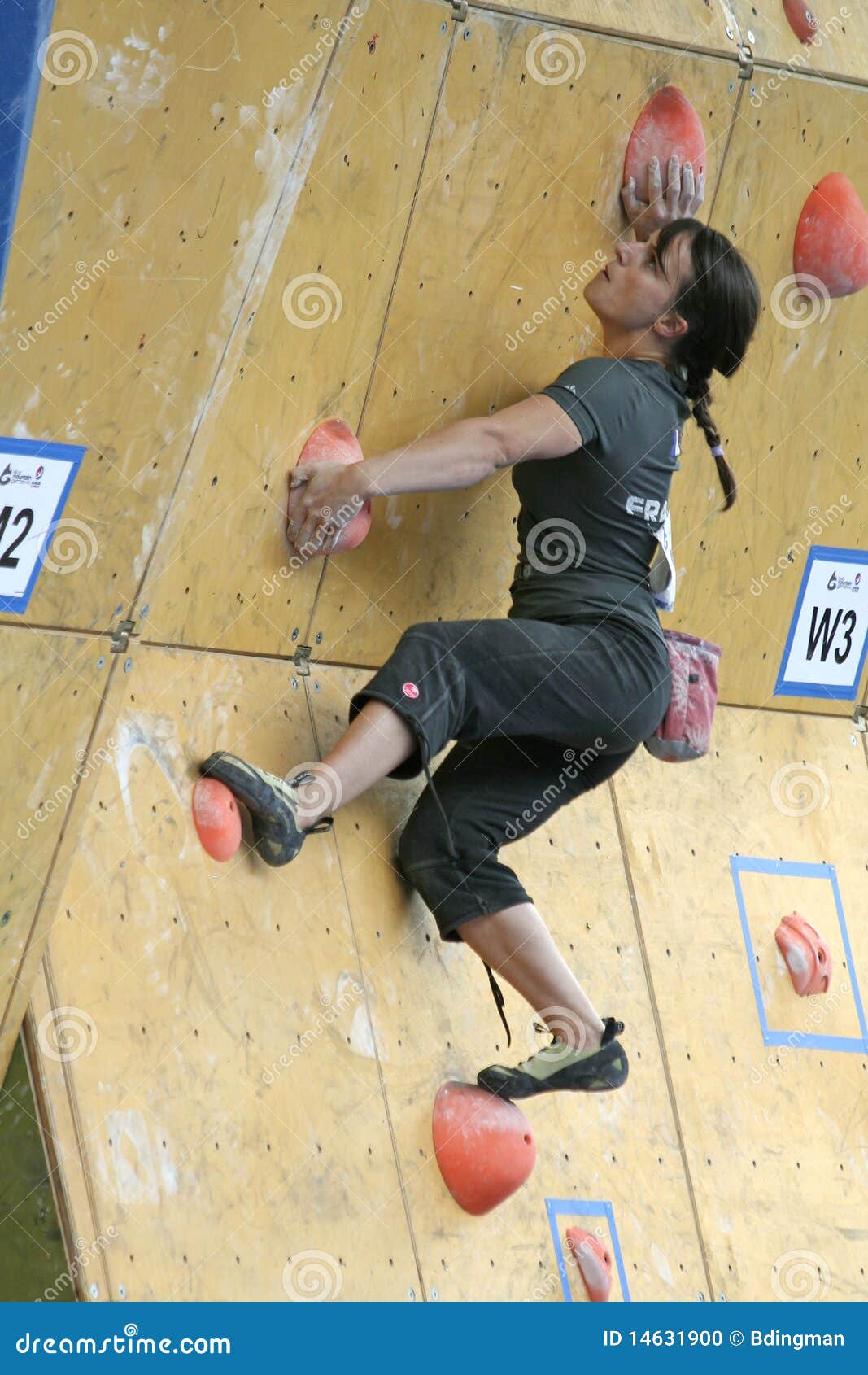 Maud Ansade French Climber Editorial Image Image of compete