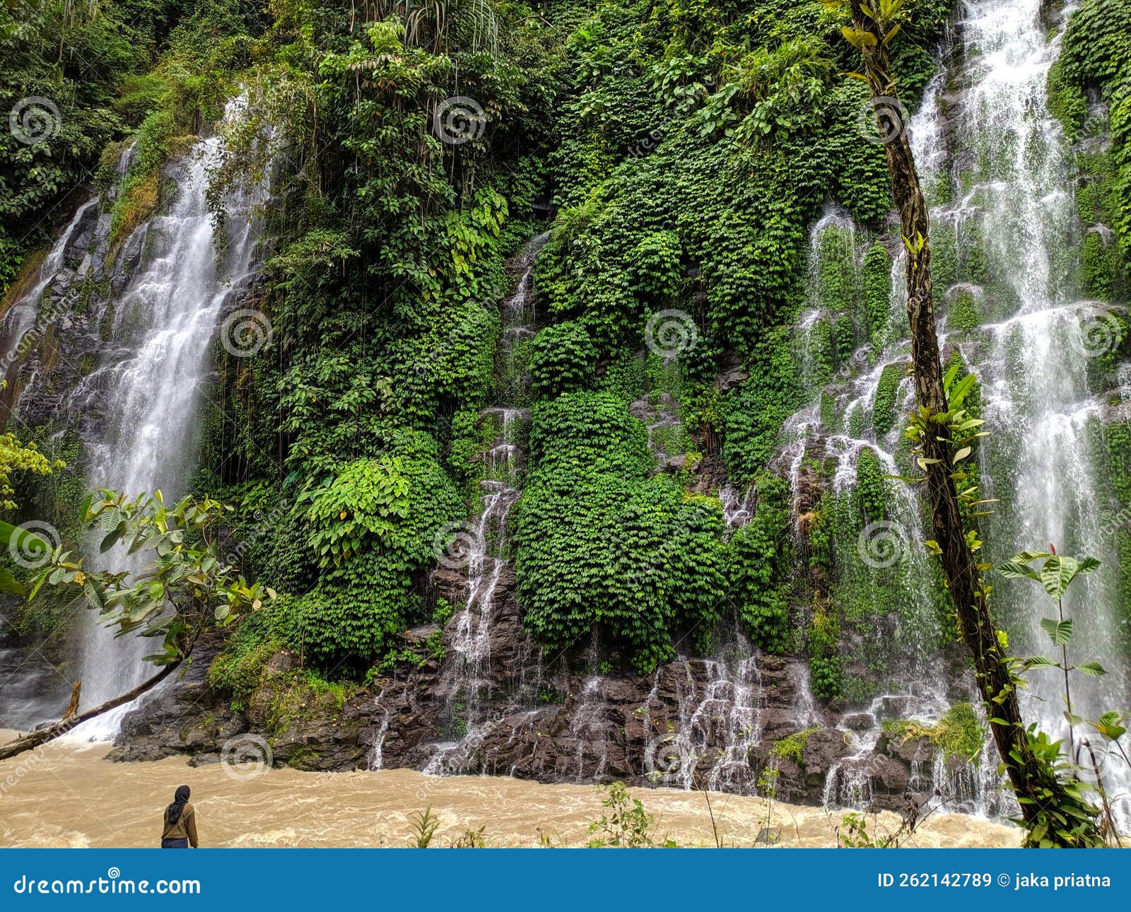 maung waterfall, pagar alam, south sumatra, indonesia