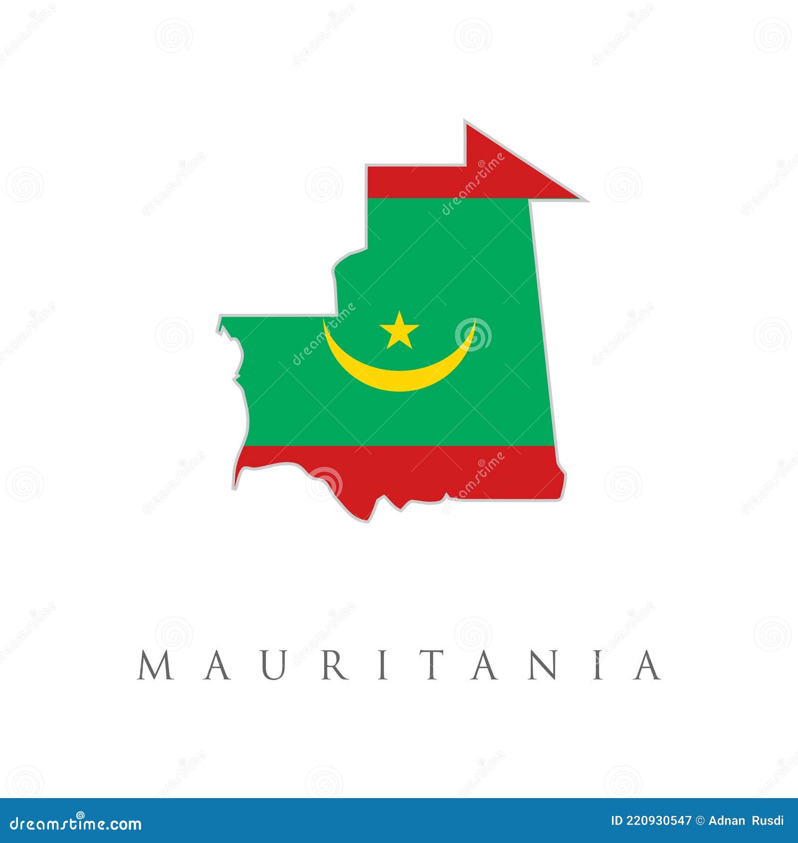 Mauritanie Drapeau Pays Intérieur Carte Contour Icône Logo. Carte Du Drapeau  De La Mauritanie. Drapeau Mauritanien Drapeau Mapthe Illustration de  Vecteur - Illustration du élément, nation: 220930547