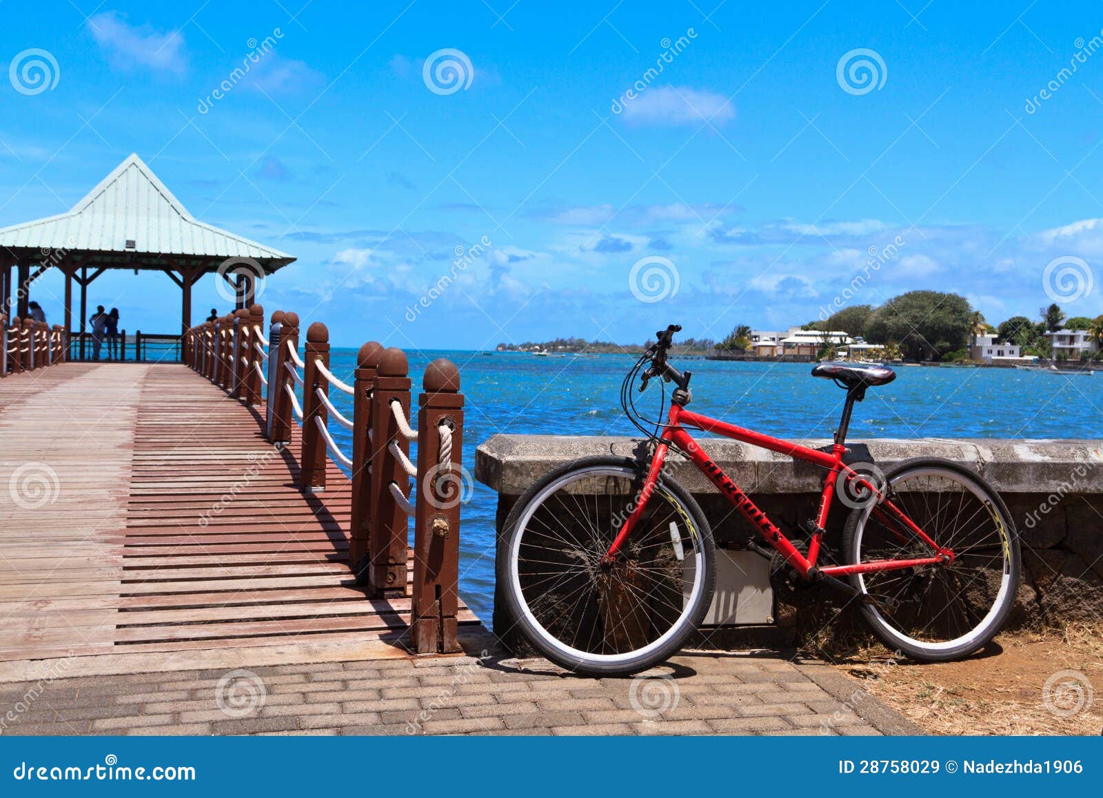 Mauritius bike editorial stock image. Image of ocean 28758029