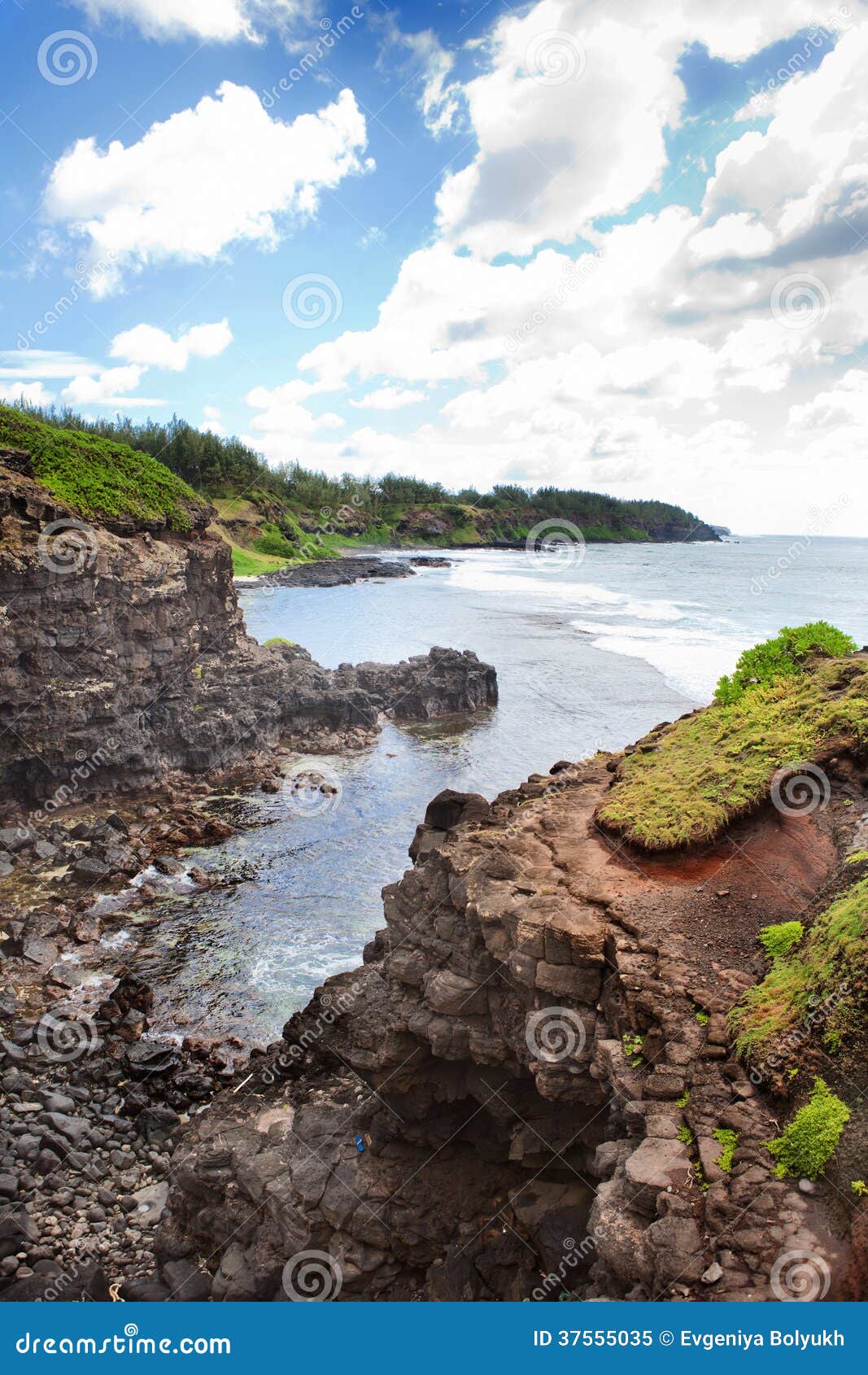 mauritius island ocean landscape