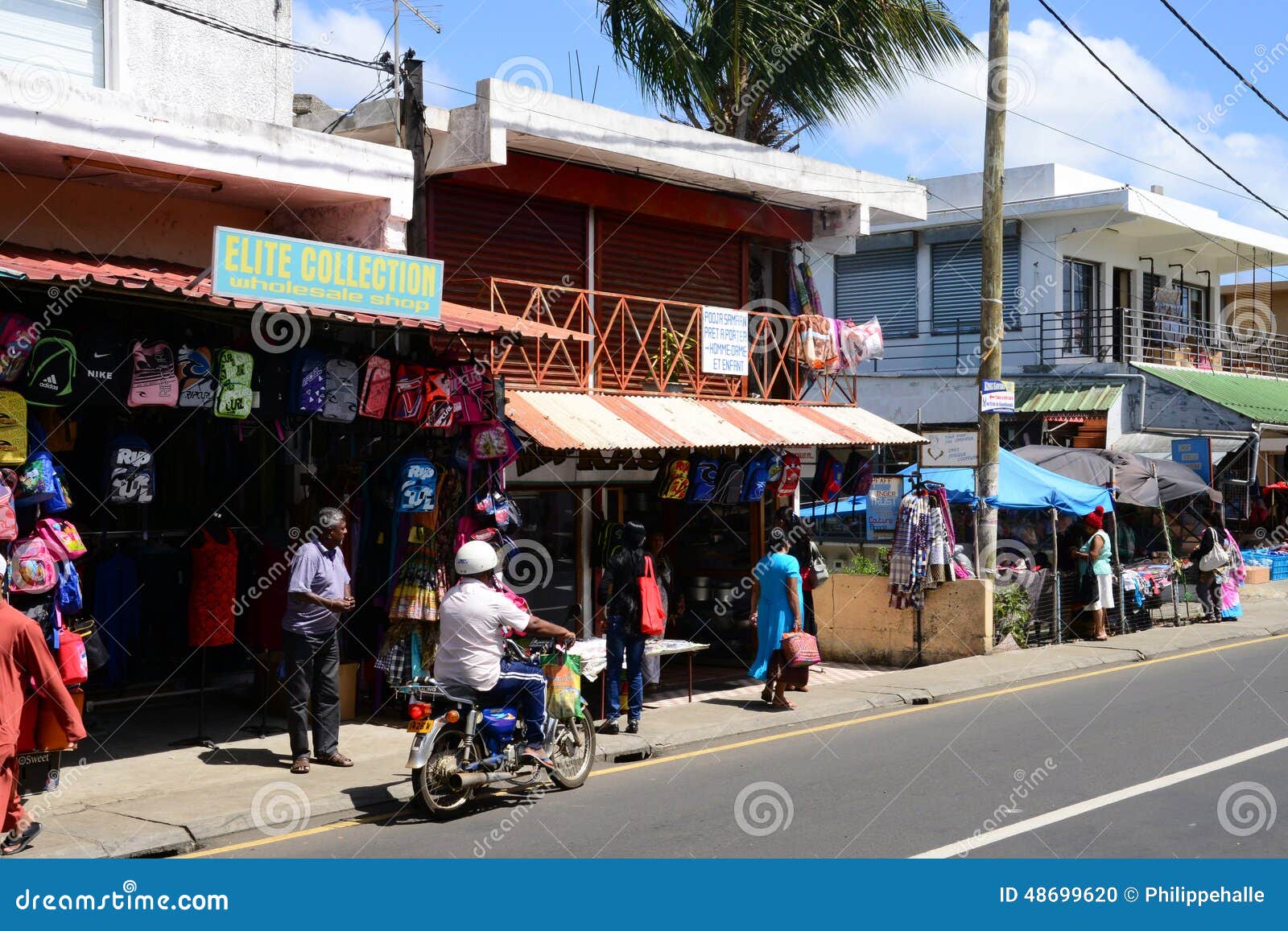 Mauritius, Malownicza Wioska Goodlands Obraz Editorial Obraz złożonej