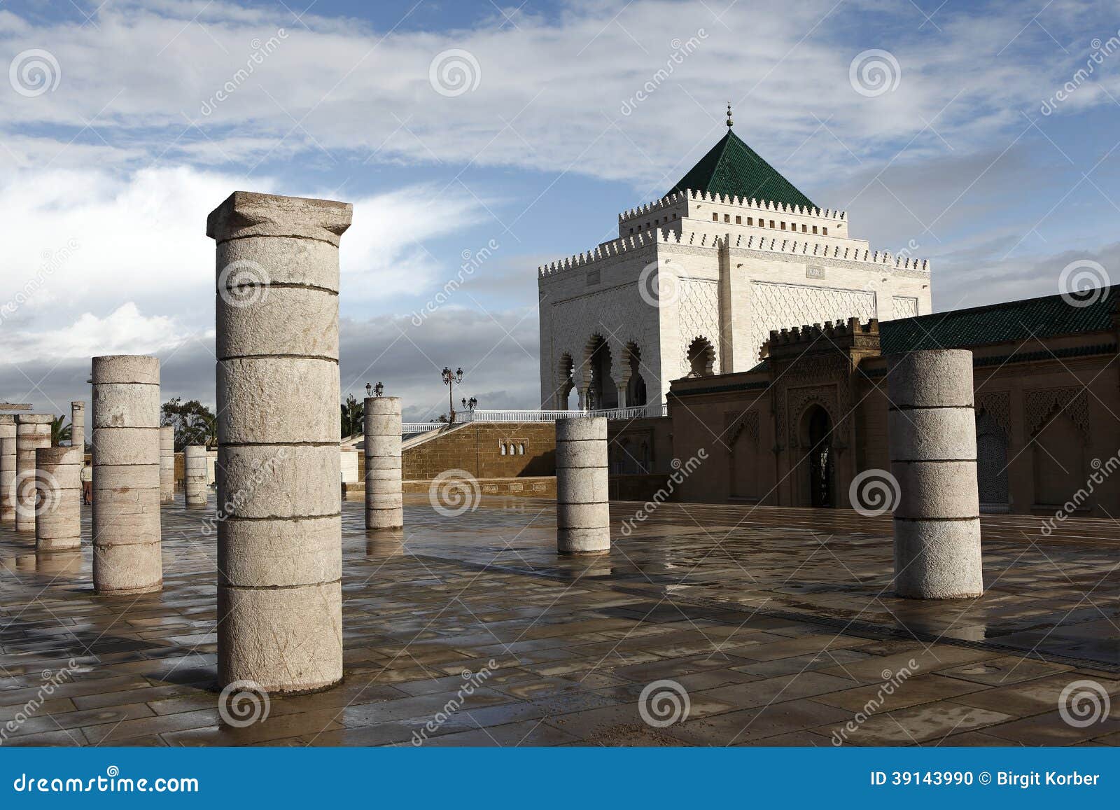 Mausoleum av Mohammed V i Rabat, Marocko