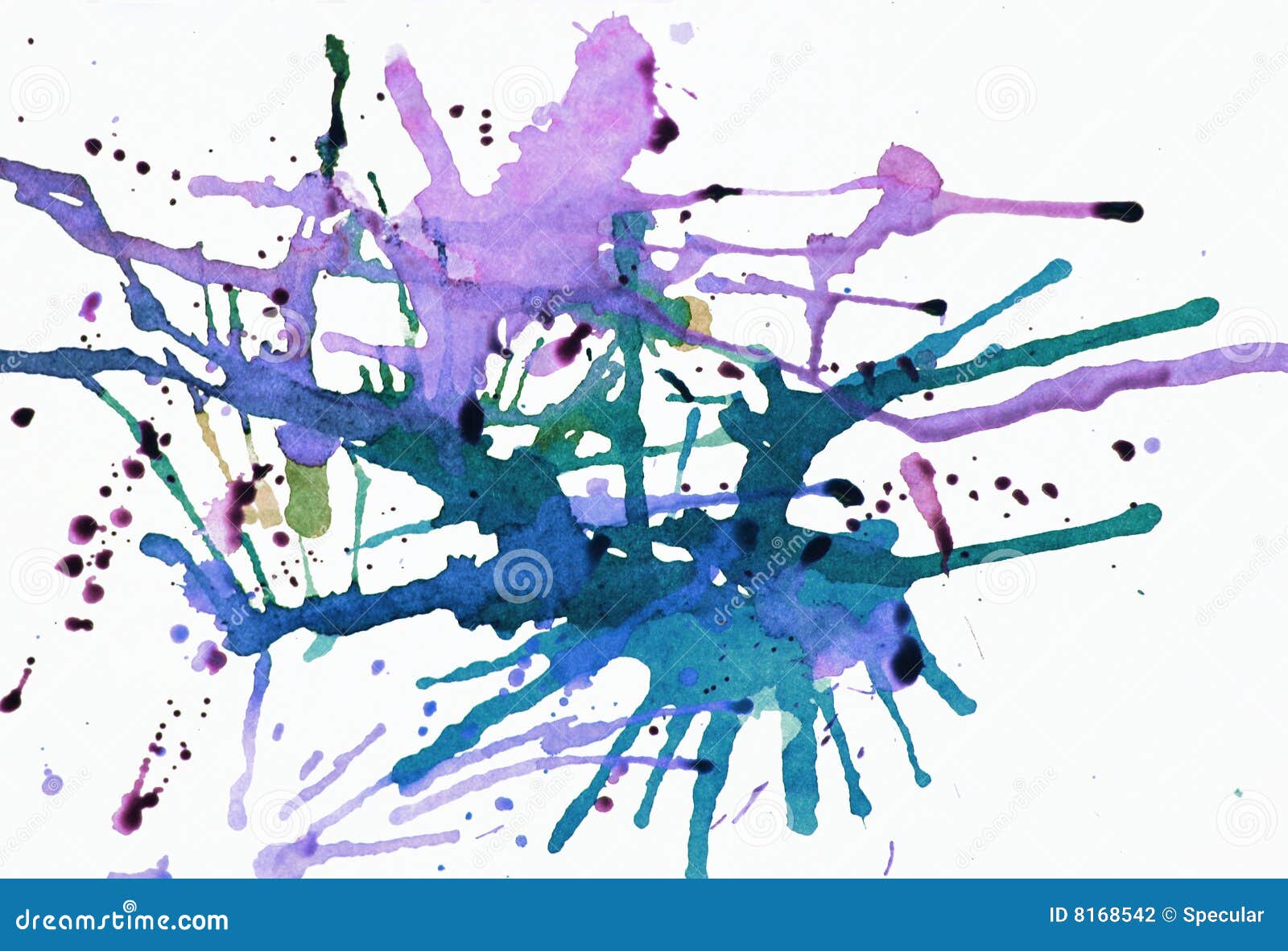 Mauve splattered painting stock photo. Image of splat 8168542
