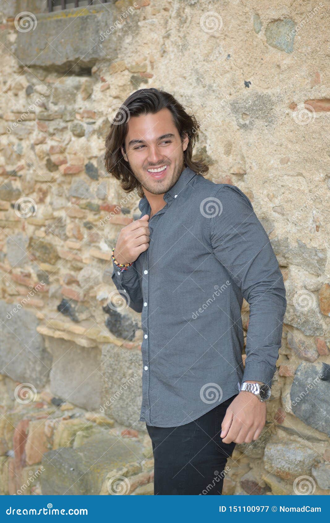 Max poses for a portrait stock image. Image of trendy - 151100977