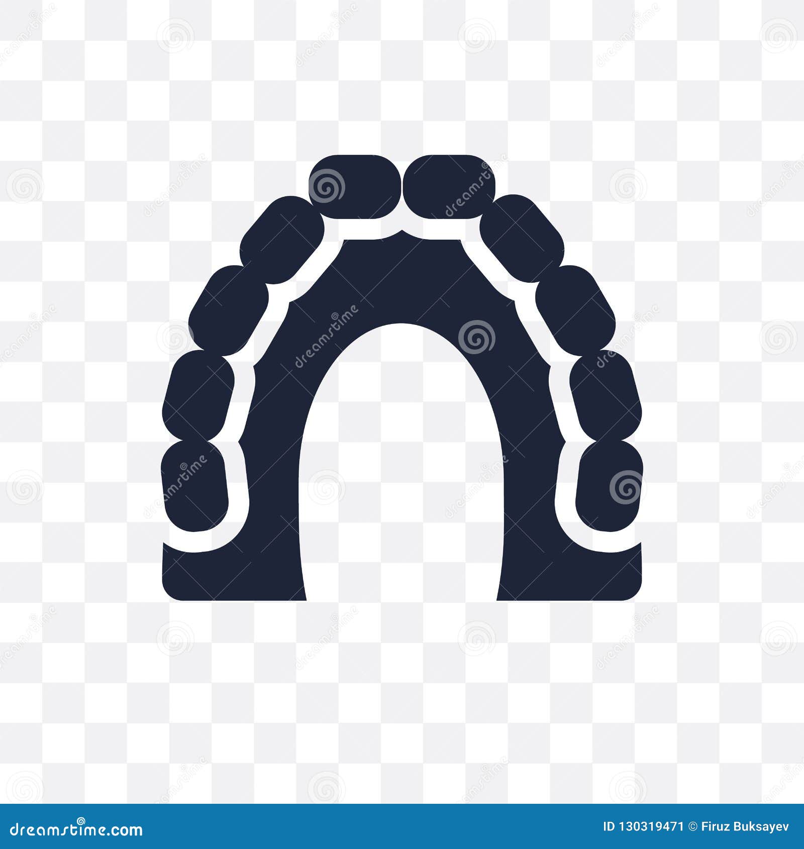 maxilla transparent icon. maxilla   from dentist col