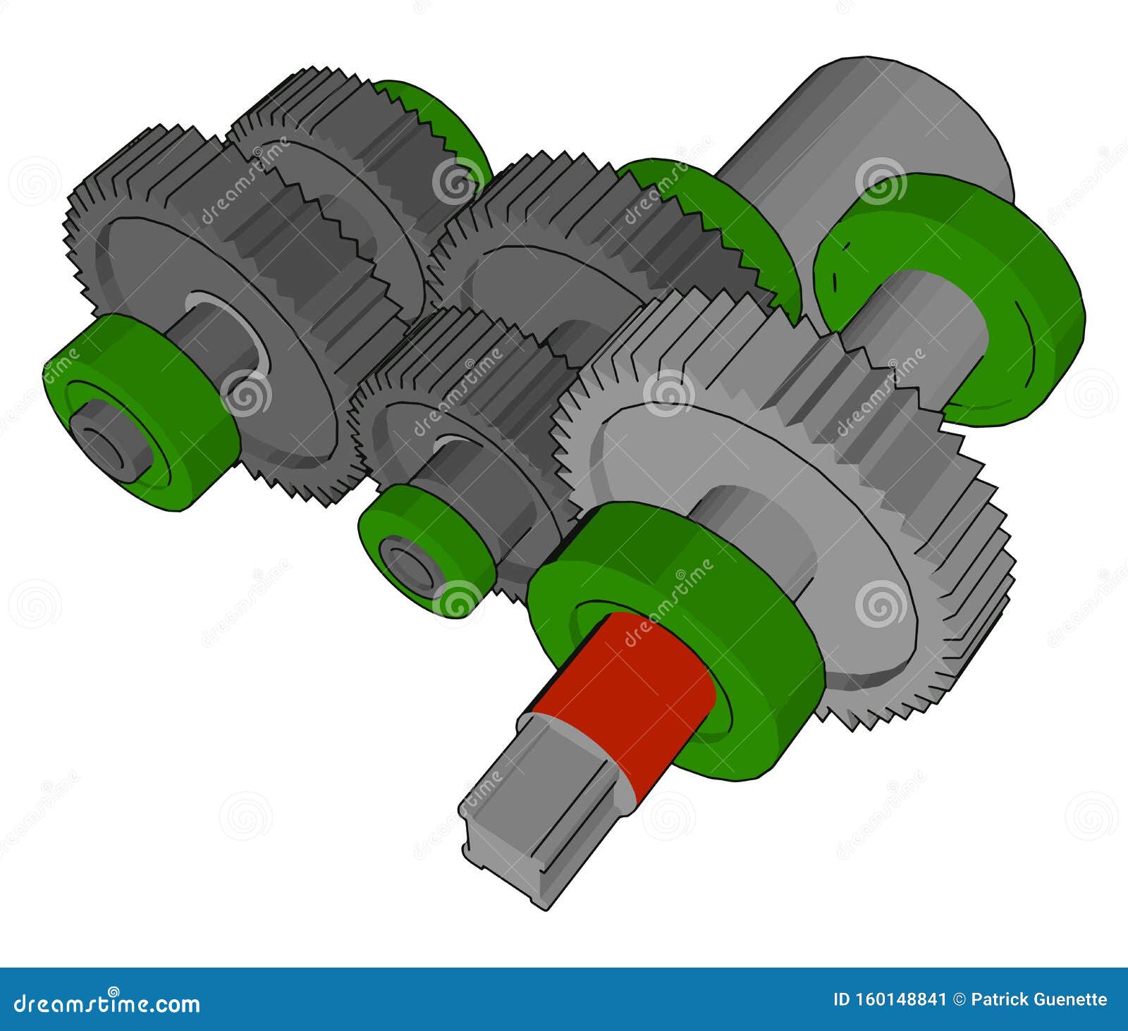 Main Purpose of Bearing Picture Vector or Color Illustration Stock