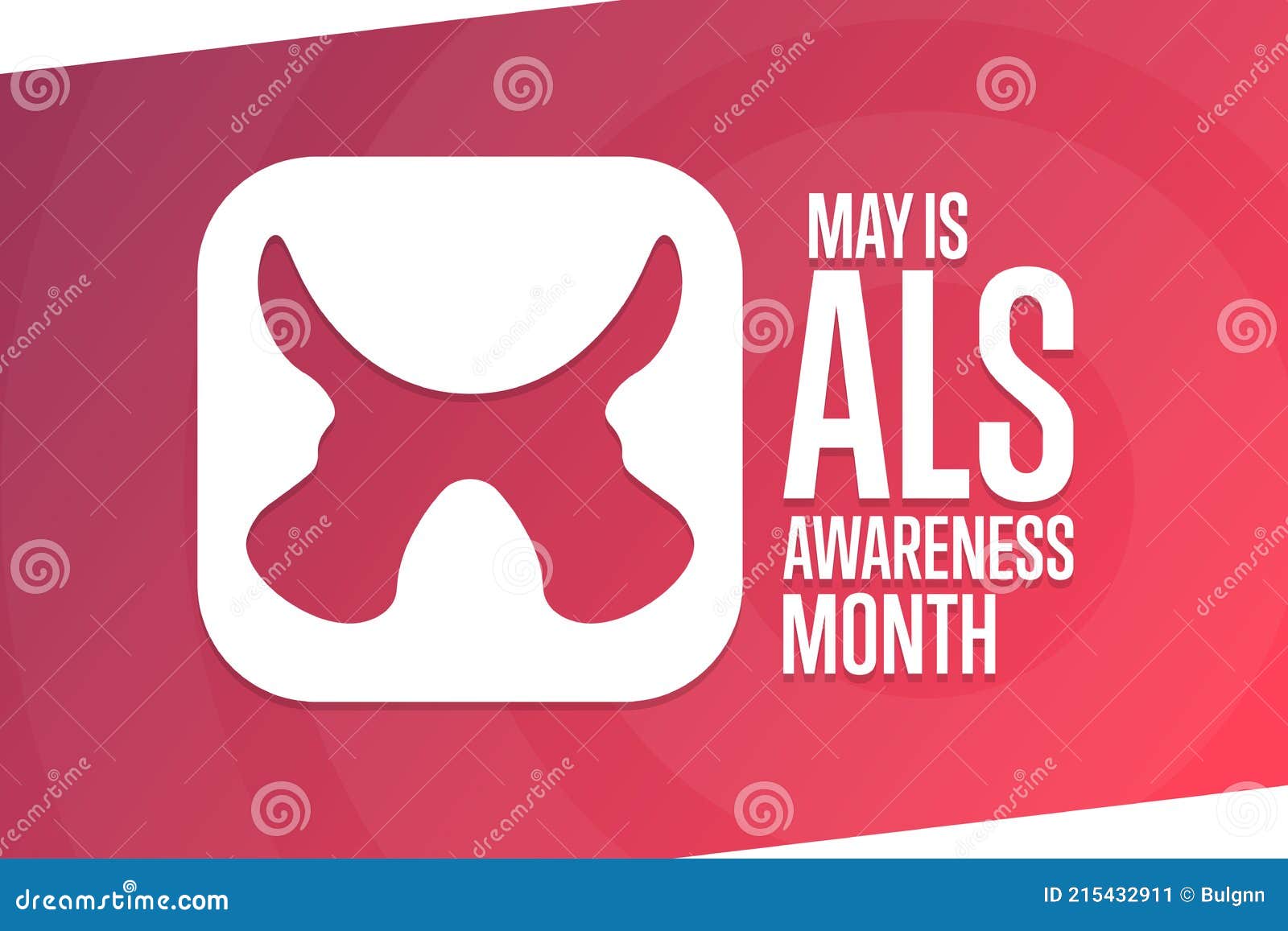 World ALS Day. Amyotrophic Lateral Sclerosis. Vector Illustration, Flat