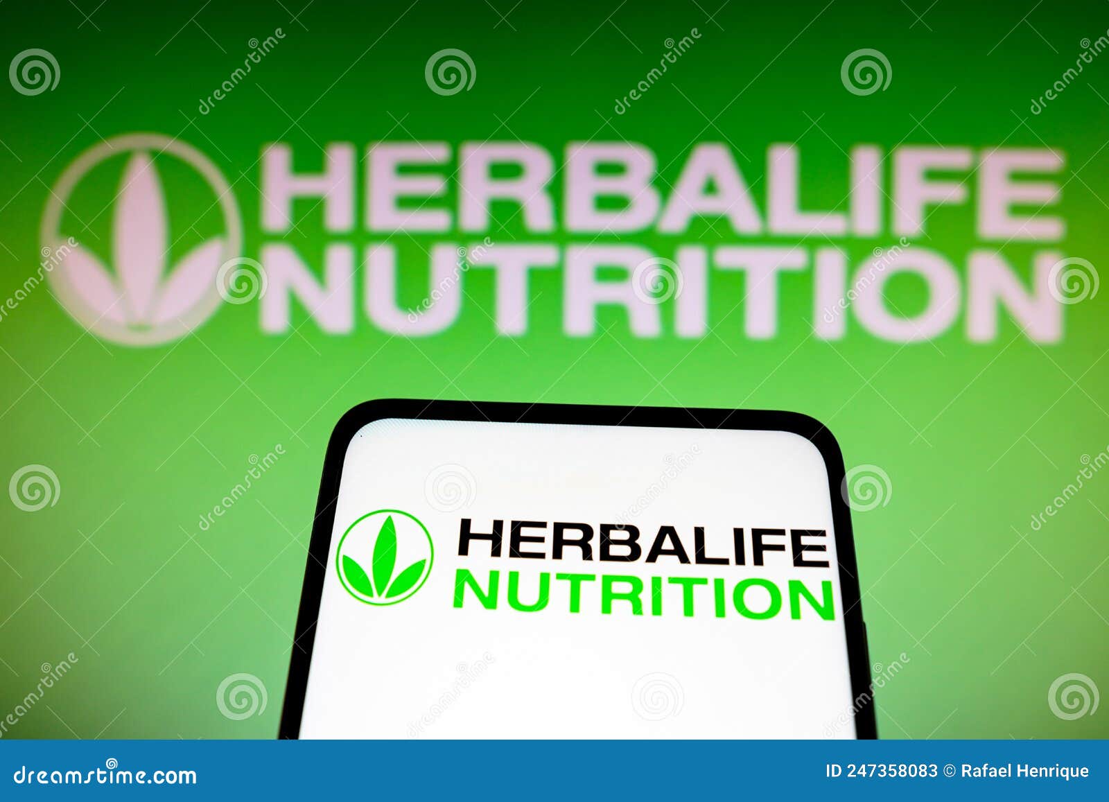 herbalife logo black background