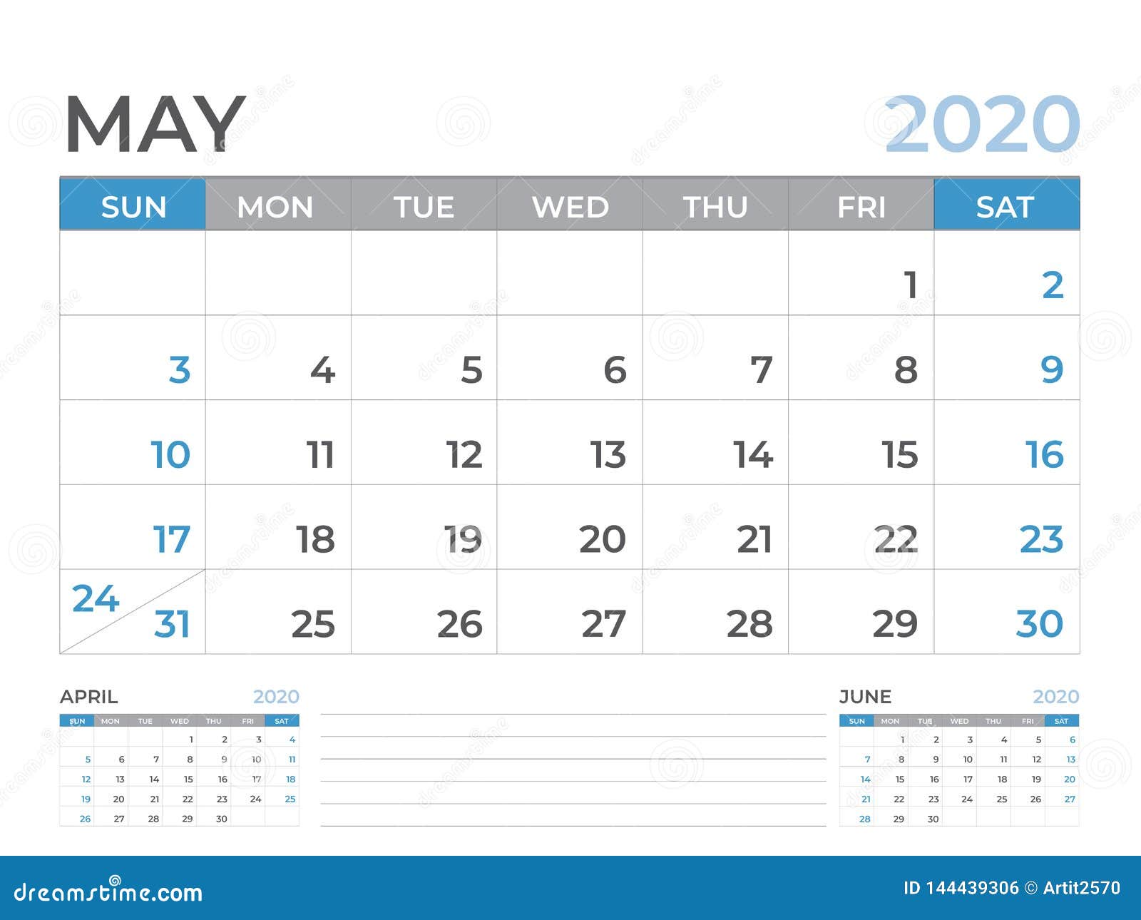 Calendar Template For 2025 With Week Start On Sunday. Wall Calendar 2025 Template, Planner