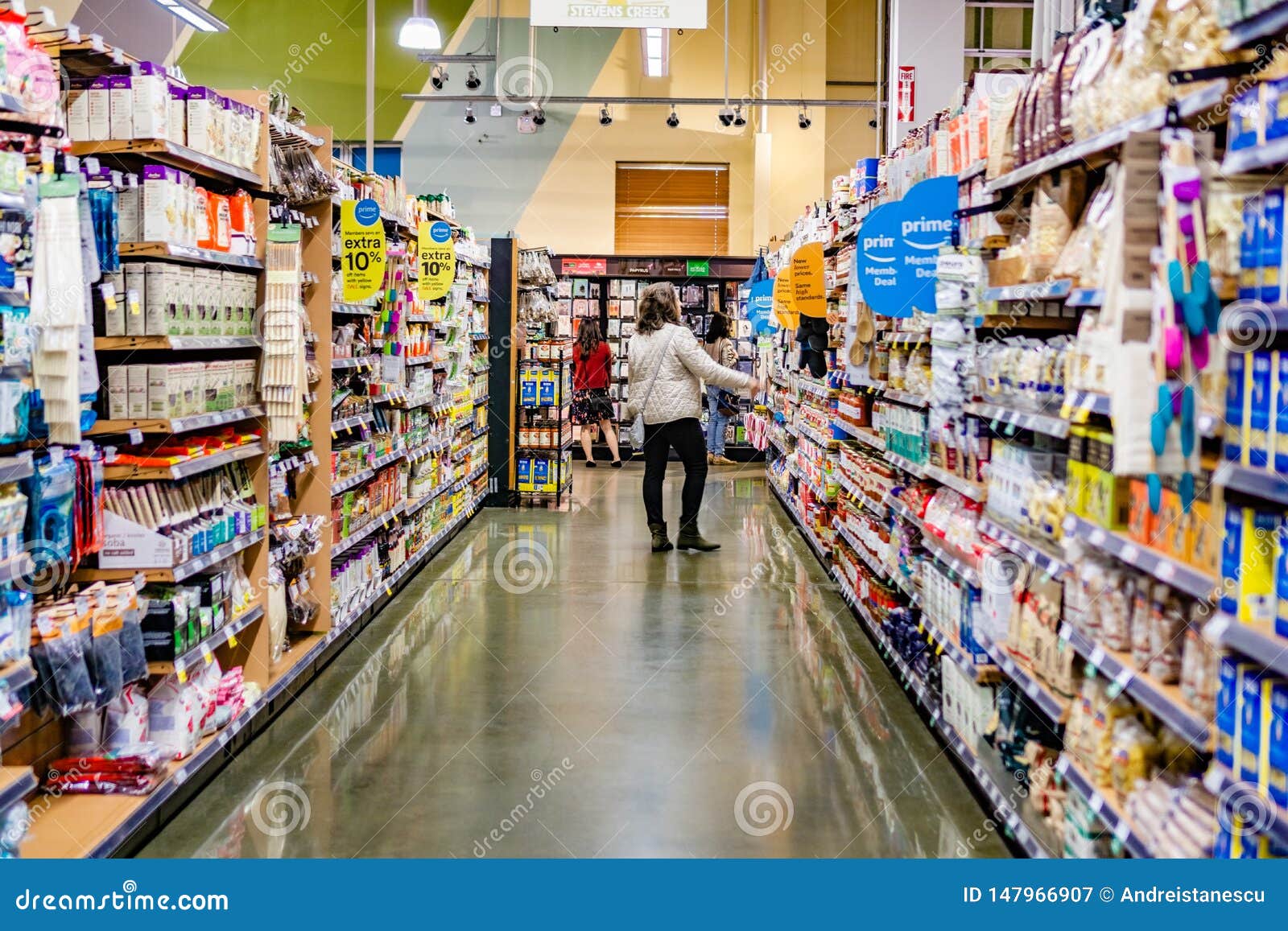 May 17, 2019 Cupertino / CA / USA - View Of An Aisle In A ...