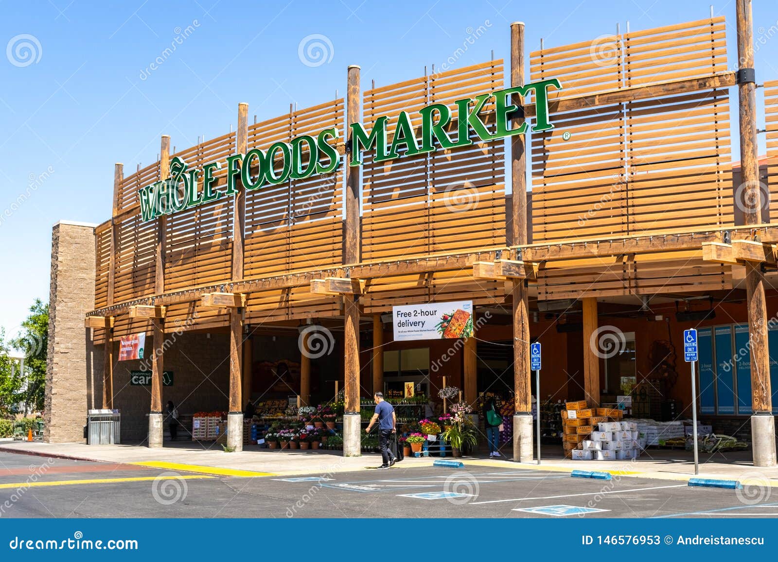 May 2, 2019 Cupertino / CA / USA Whole Foods Market Store Located in
