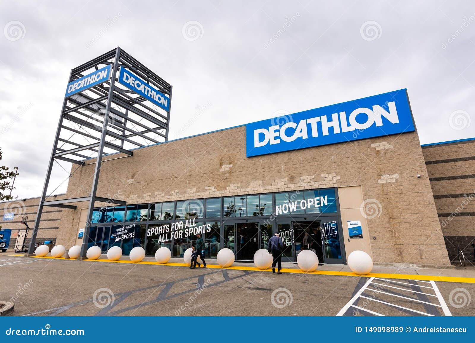 May 26, 2019 Emeryville / CA / USA - Exterior View of Decathlon