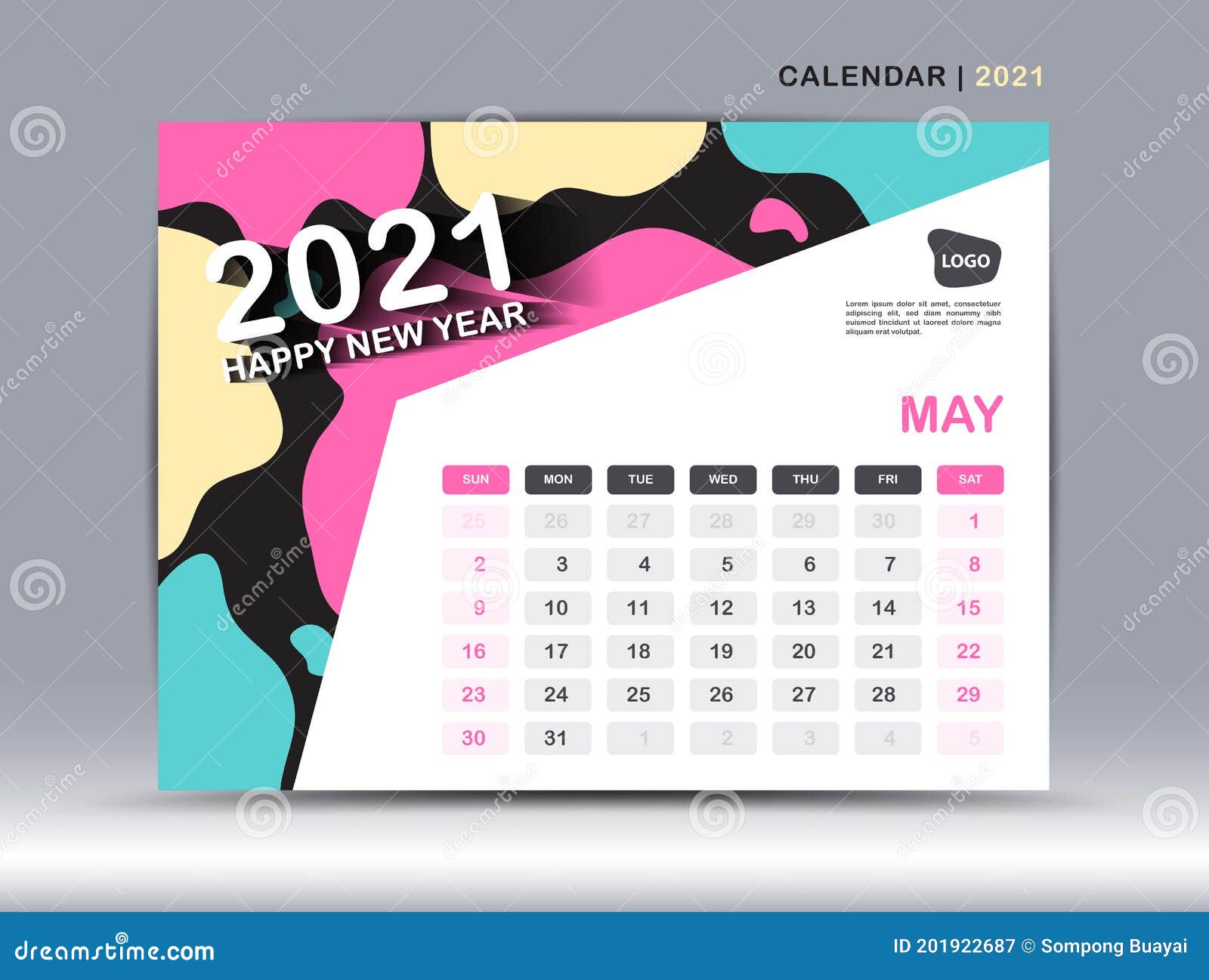 calendar 2021 template,may page , desk calendar  for calendar 2021 template, week starts on monday, fluid  