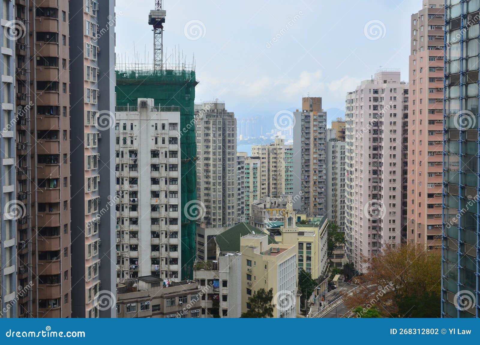 Hong Kong Old Buildings in Sai Ying Pun, Hong Kong 18 May 2013