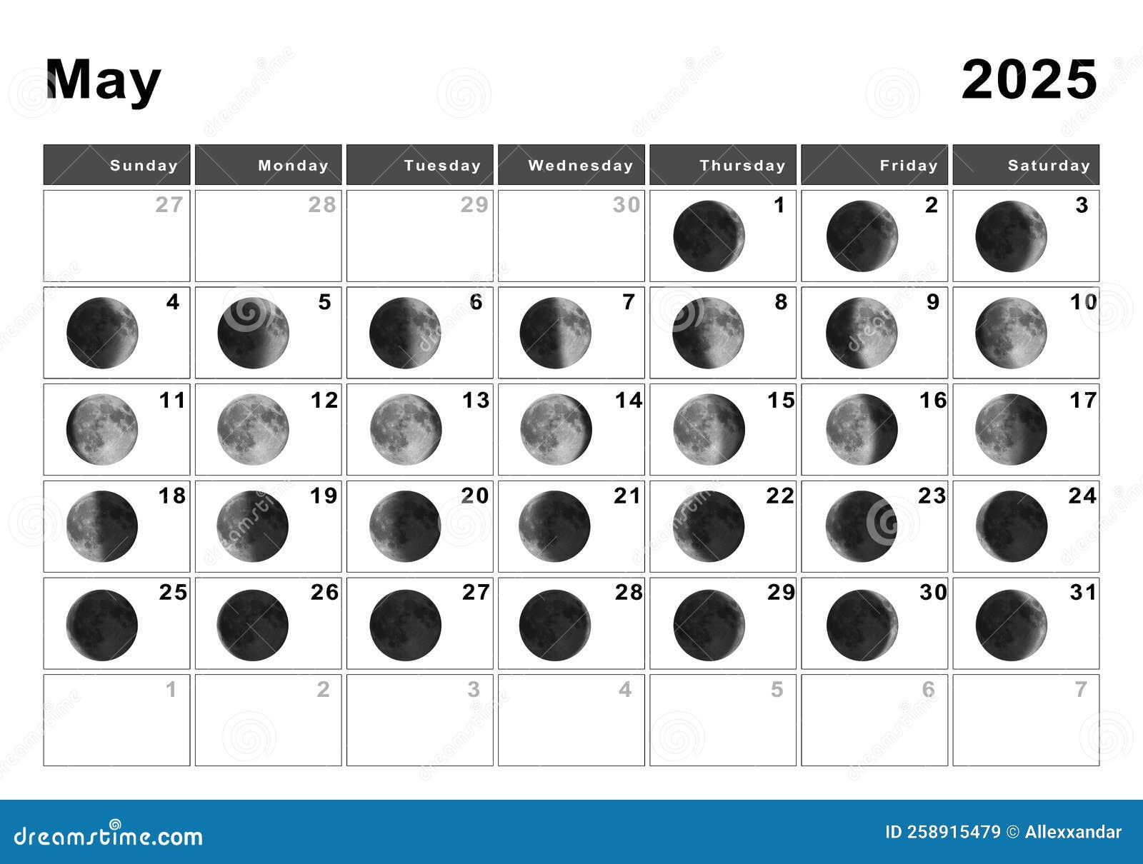 premium-photo-march-2025-lunar-calendar-moon-cycles-moon-phases