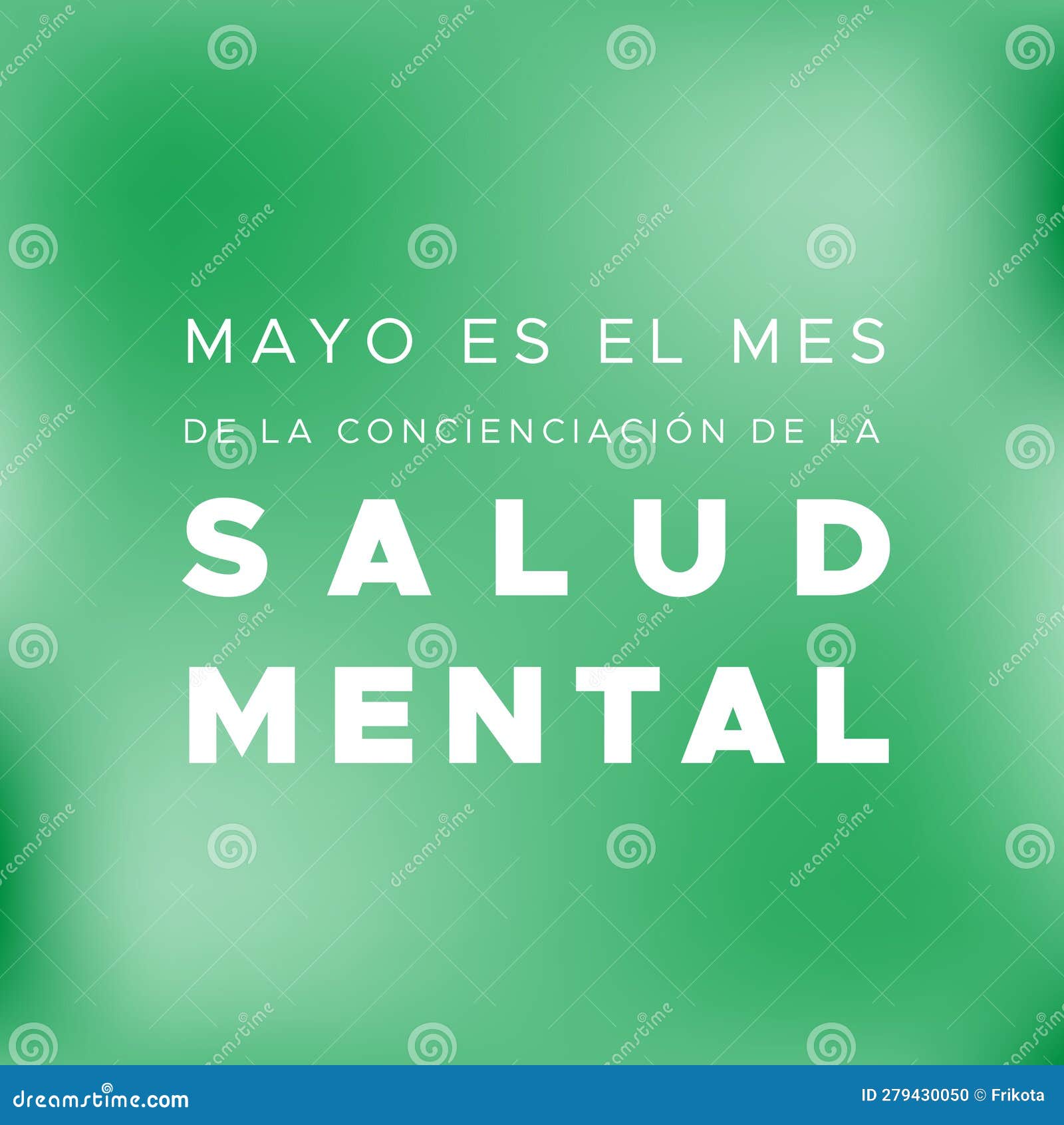 may is mental health awareness month in spanish. mayo es el mes de la concienciacion de la salud mental. blurred background.