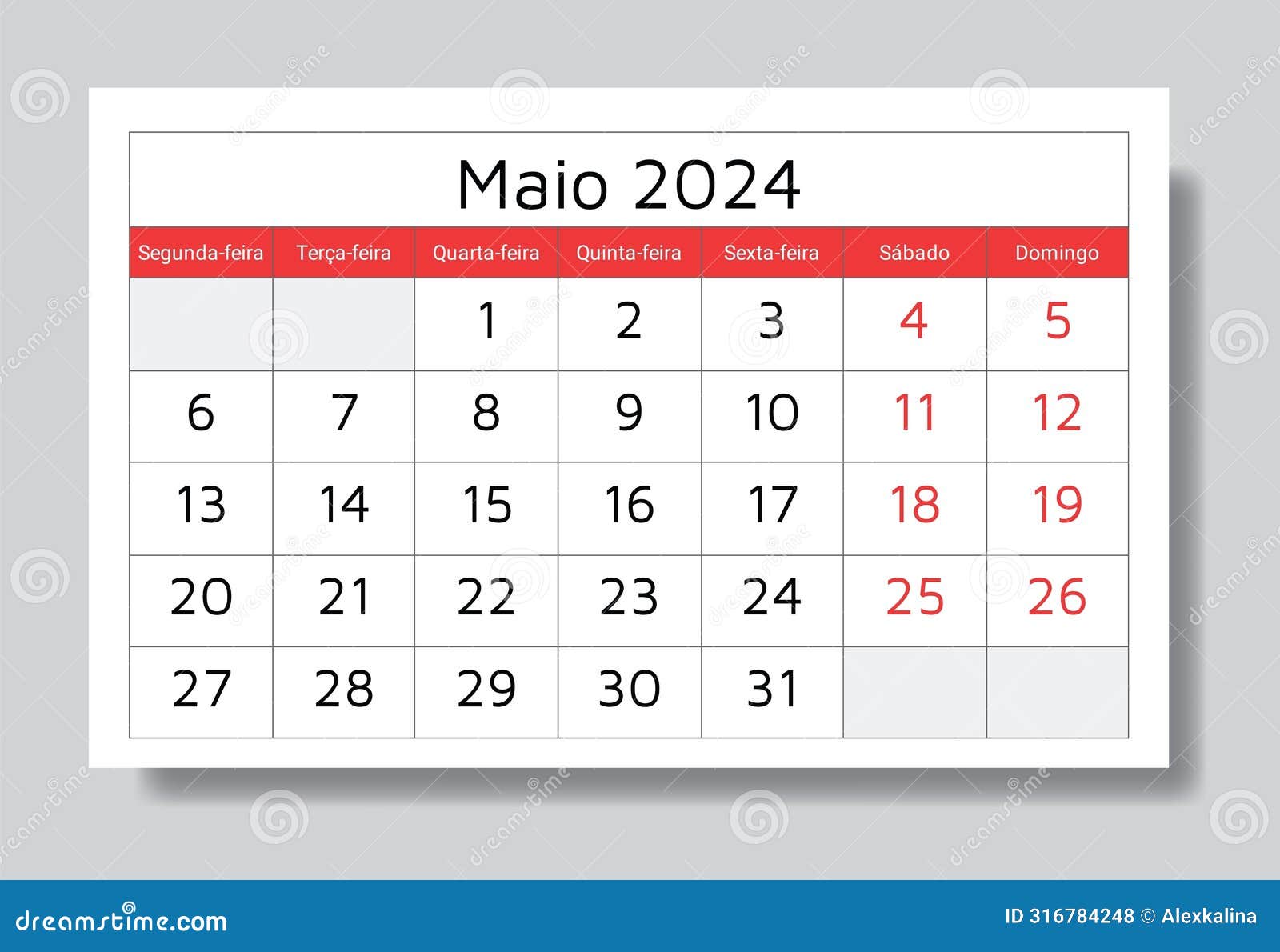 may 2024 portuguese calendar (maio).  . monthly planning for business in portugal