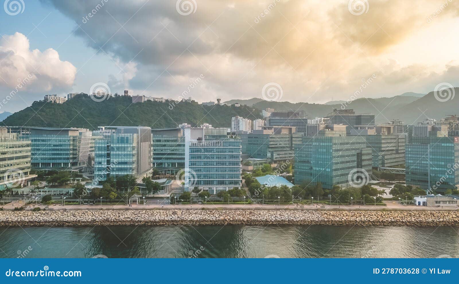 The Residential Area and Science Park Hk May 20 2023 Editorial Stock